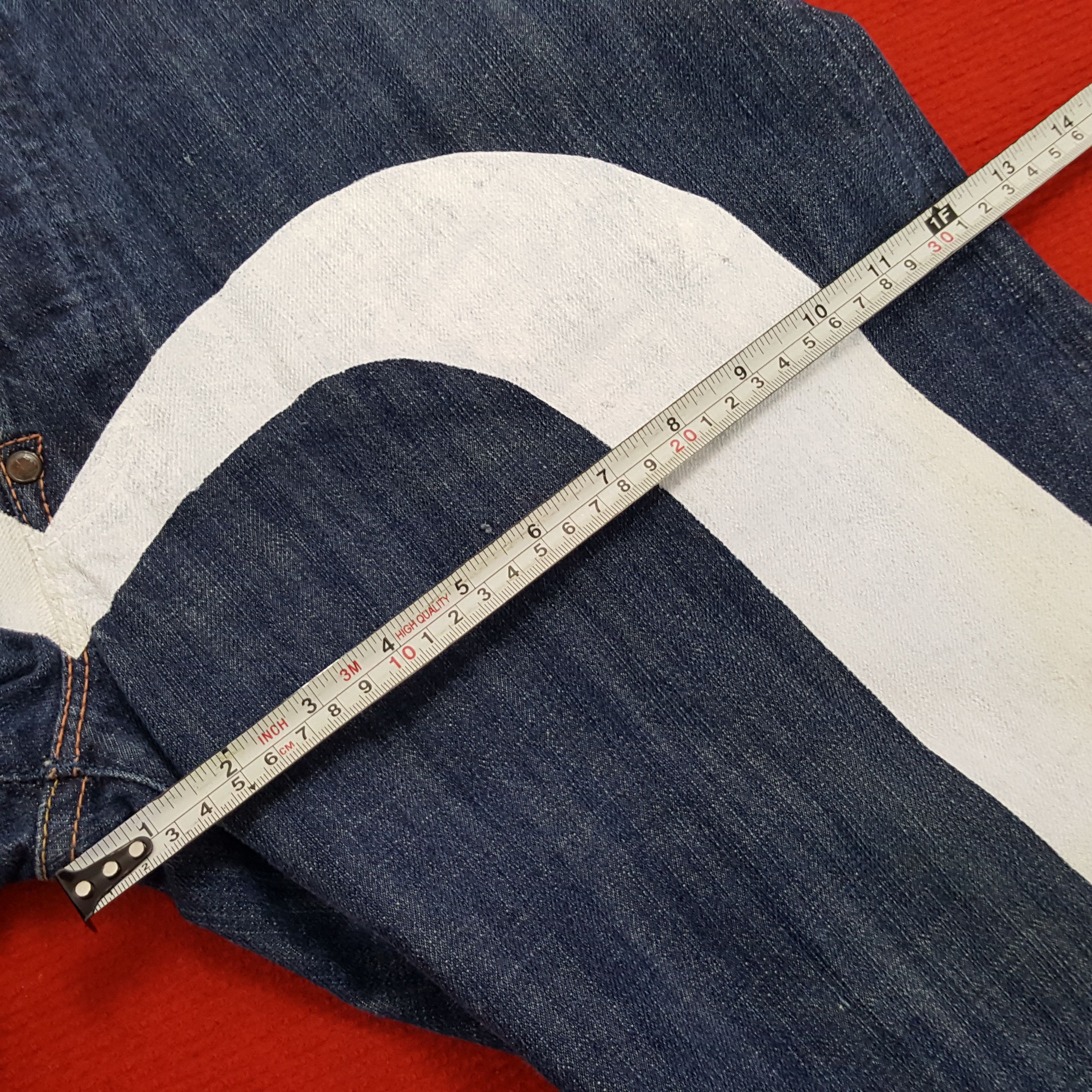 Japanese Brand × Vintage Evisu Yamane Japanese Brand Custom Daicock Style Jeans Size US 31 - 9 Thumbnail