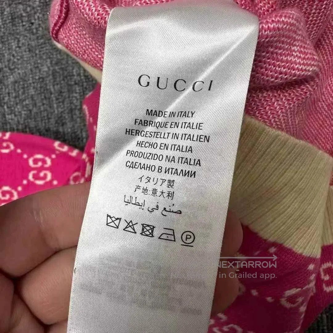 Gucci Gucci Pink Double G Print Cardigan. Size M / US 6-8 / IT 42-44 - 4 Thumbnail