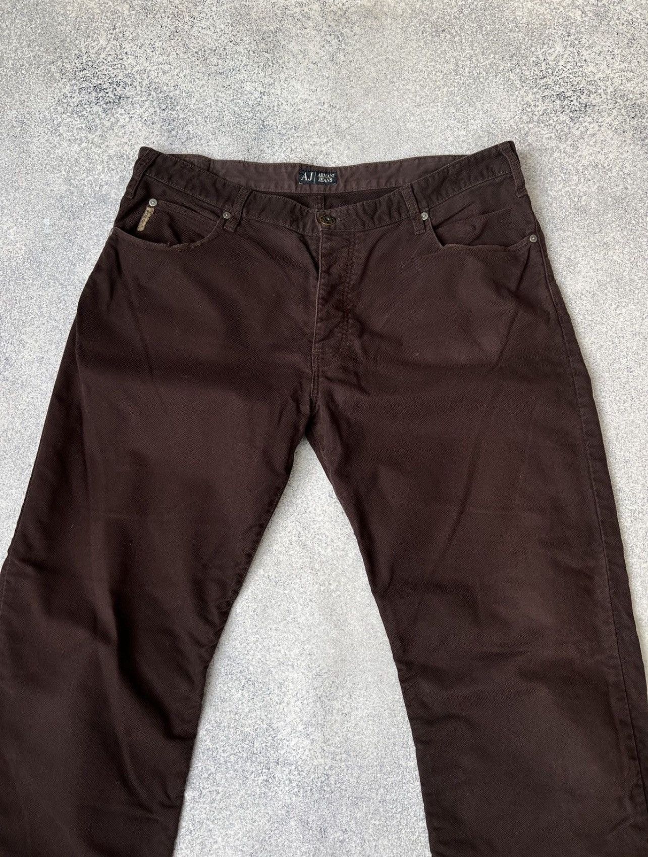 Armani Vintage Armani Jeans Brown Streetwear Pants Size US 38 / EU 54 - 3 Thumbnail