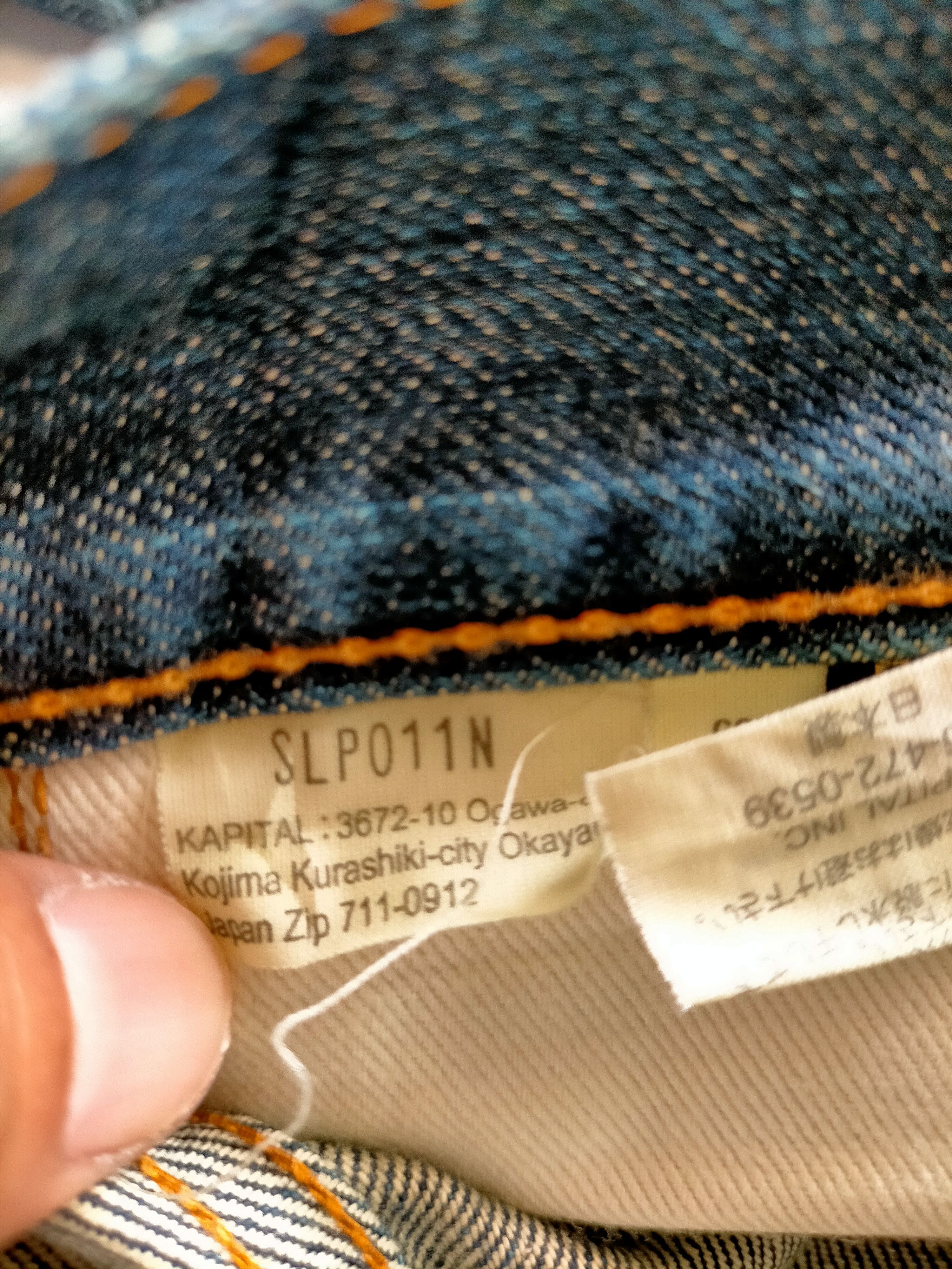 Kapital × Kapital Kountry Kapital 🇯🇵 Made in Japan Slim Denim Pants Size US 32 / EU 48 - 19 Thumbnail