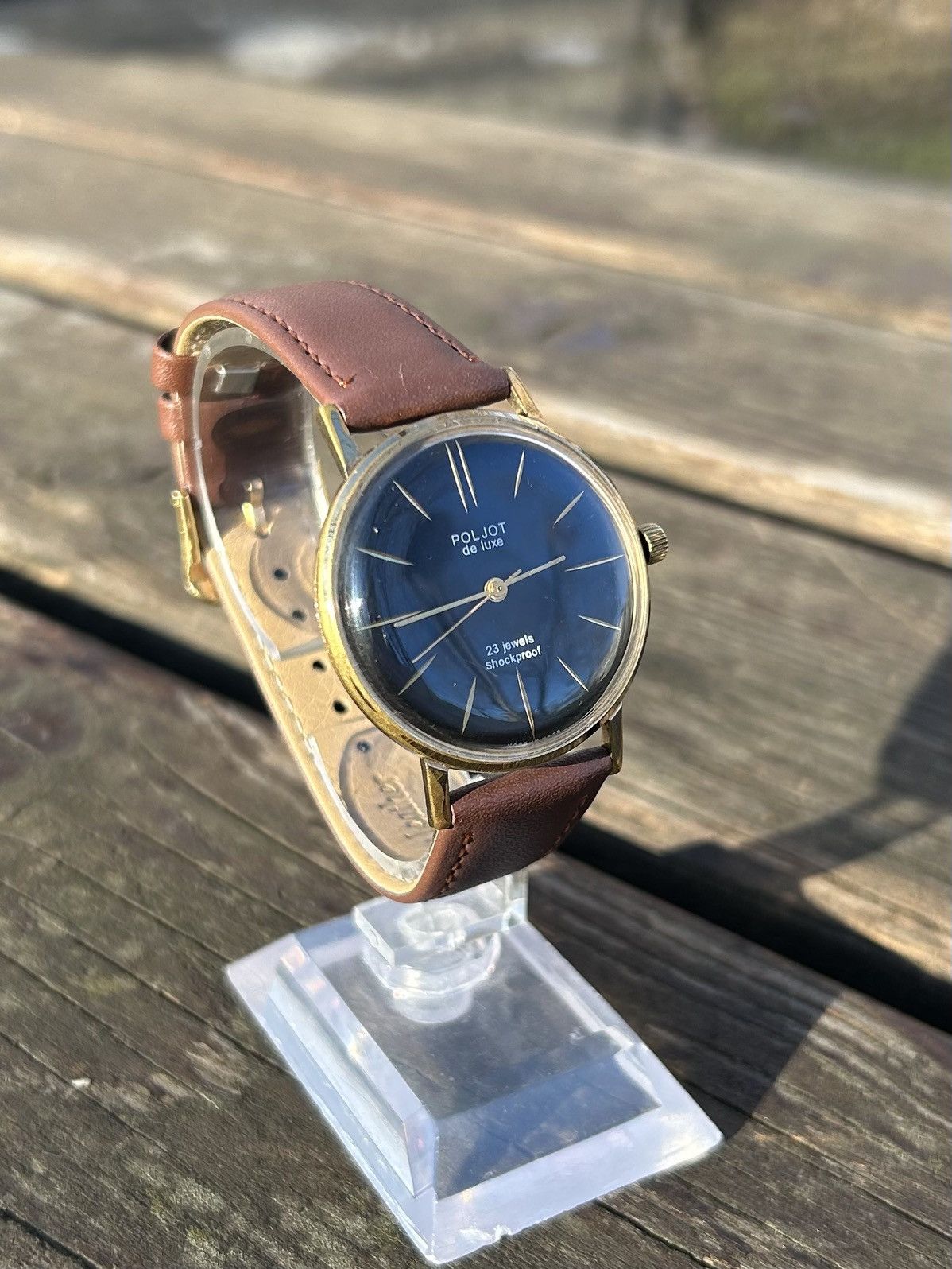 Vintage Vintage Watch Poljot Gold Plated Mechanical Authentic 1980s Size ONE SIZE - 11 Thumbnail