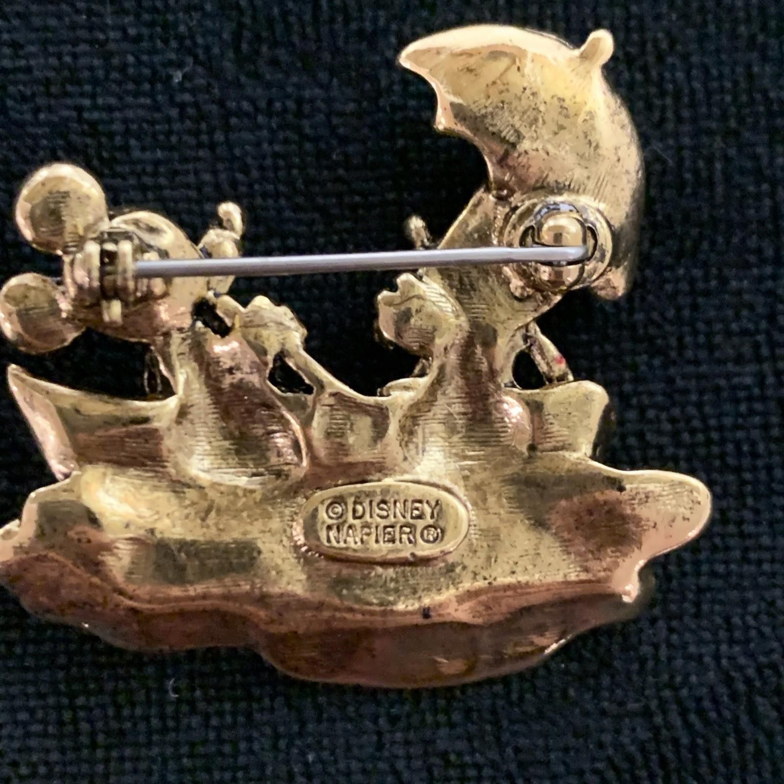Disney Vintage Retired Disney Napier Golden Mickey And Minnie Mouse Size ONE SIZE - 5 Thumbnail