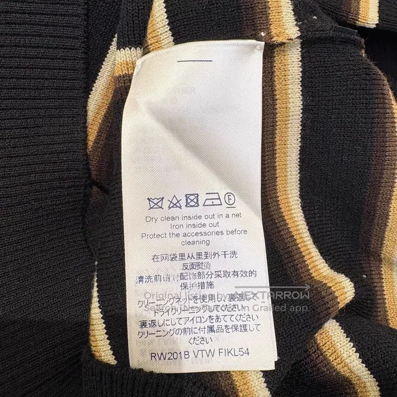 Louis Vuitton Louis Vuitton Black and Brown Striped Star Sweater Size S / US 4 / IT 40 - 8 Thumbnail