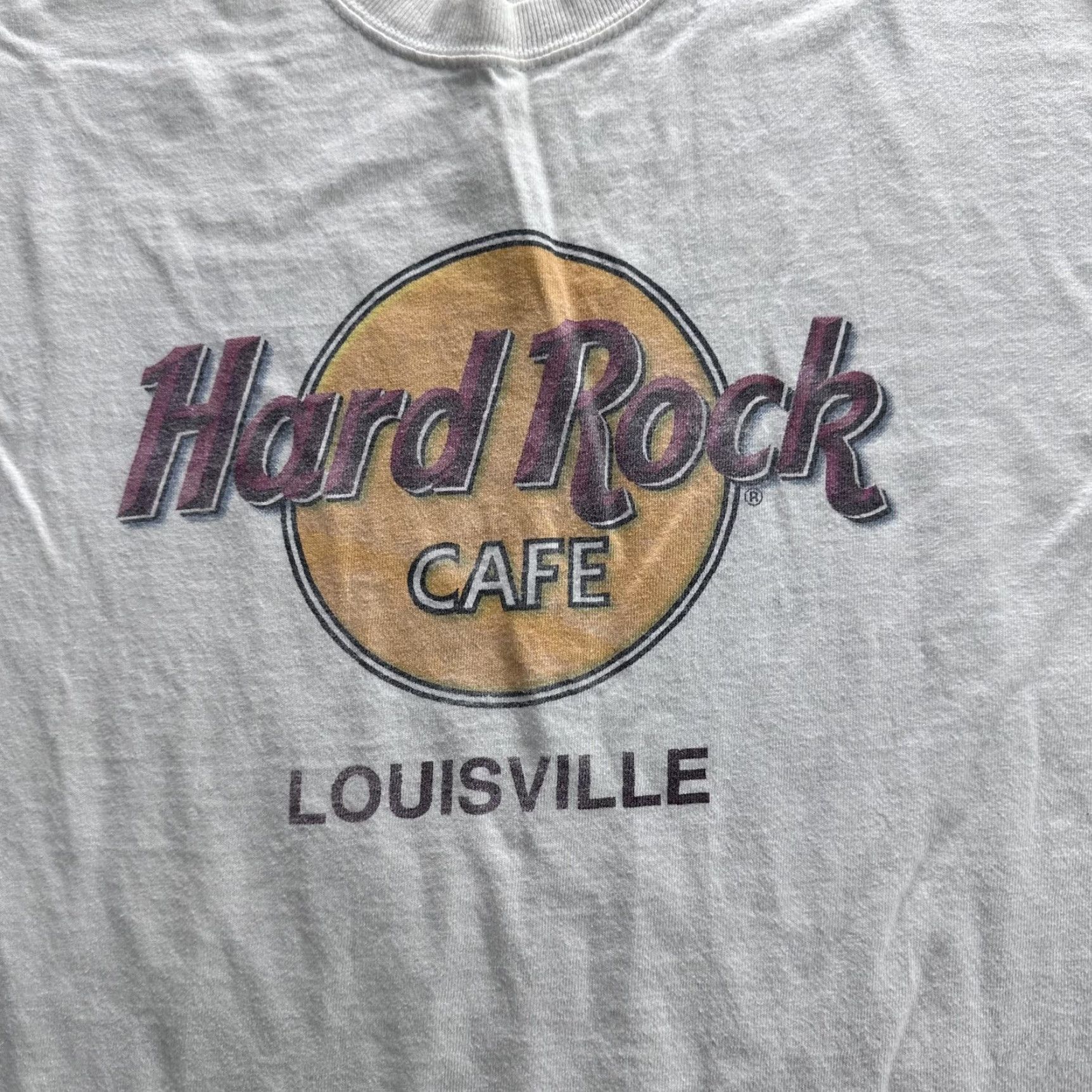 Hard Rock Cafe Hard Rock Cafe Shirt Louisville Adult Medium White Crewneck Graphic Tee Mens Size US M / EU 48-50 / 2 - 2 Thumbnail