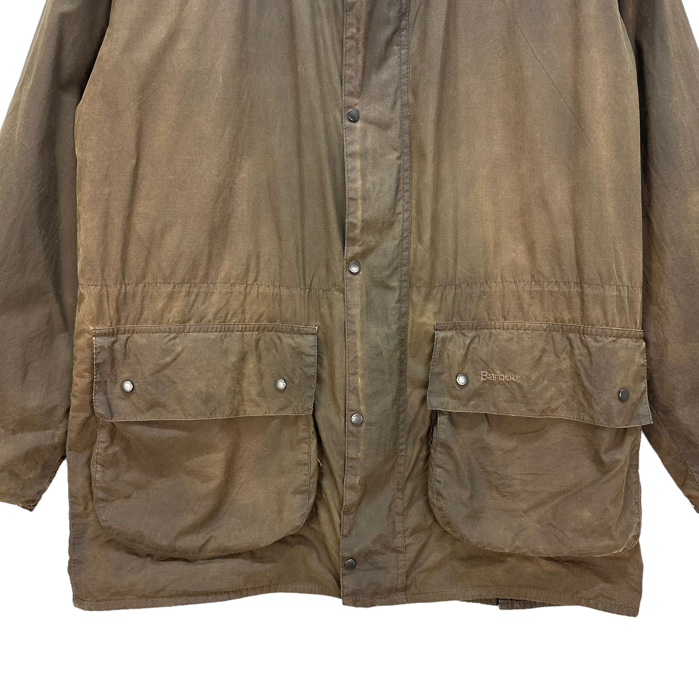Barbour BARBOUR TARTAN LINED HOODED WAXED JACKET #8177-208 Size US M / EU 48-50 / 2 - 3 Thumbnail