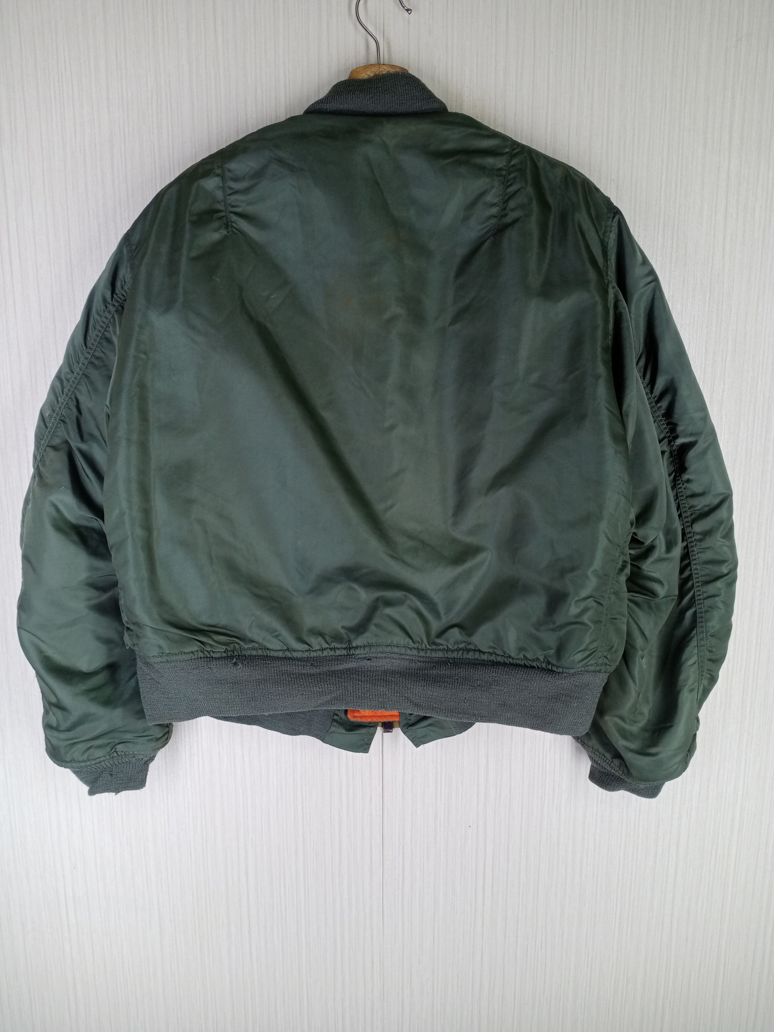 Alpha Industries Rare Vintage 70s Alpha Industries MA- I Usaf Jacket Size US L / EU 52-54 / 3 - 7 Thumbnail