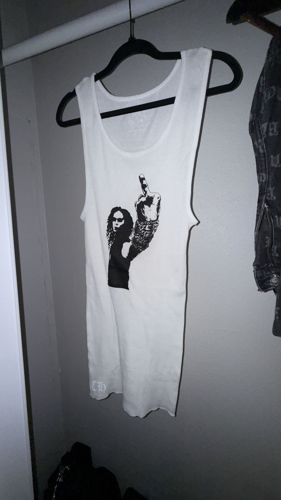 Chrome Hearts Chrome Hearts Richard Stark “FUCK YOU” Ribbed Tank Top Size US L / EU 52-54 / 3 - 4 Thumbnail