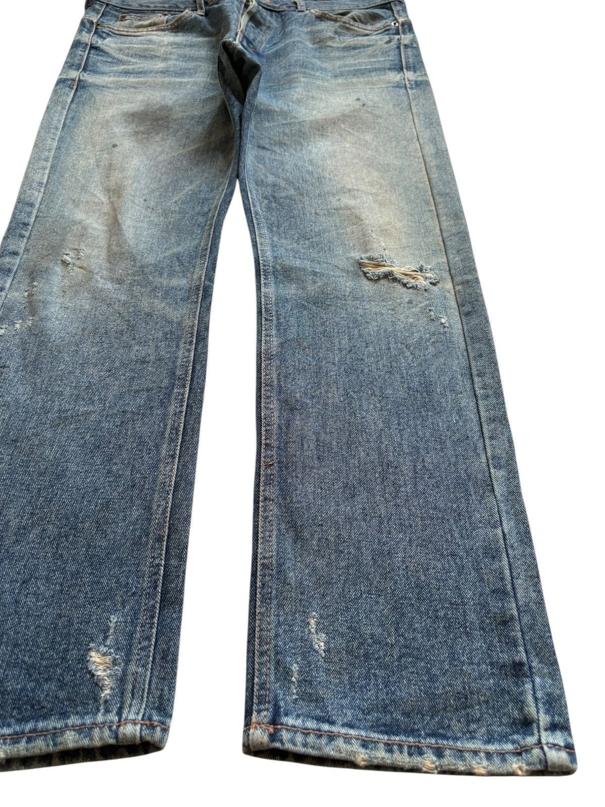 Japanese Brand Vintage Japanese Brand Rusty Mud Wash Distressed Jeans Size US 36 / EU 52 - 7 Thumbnail