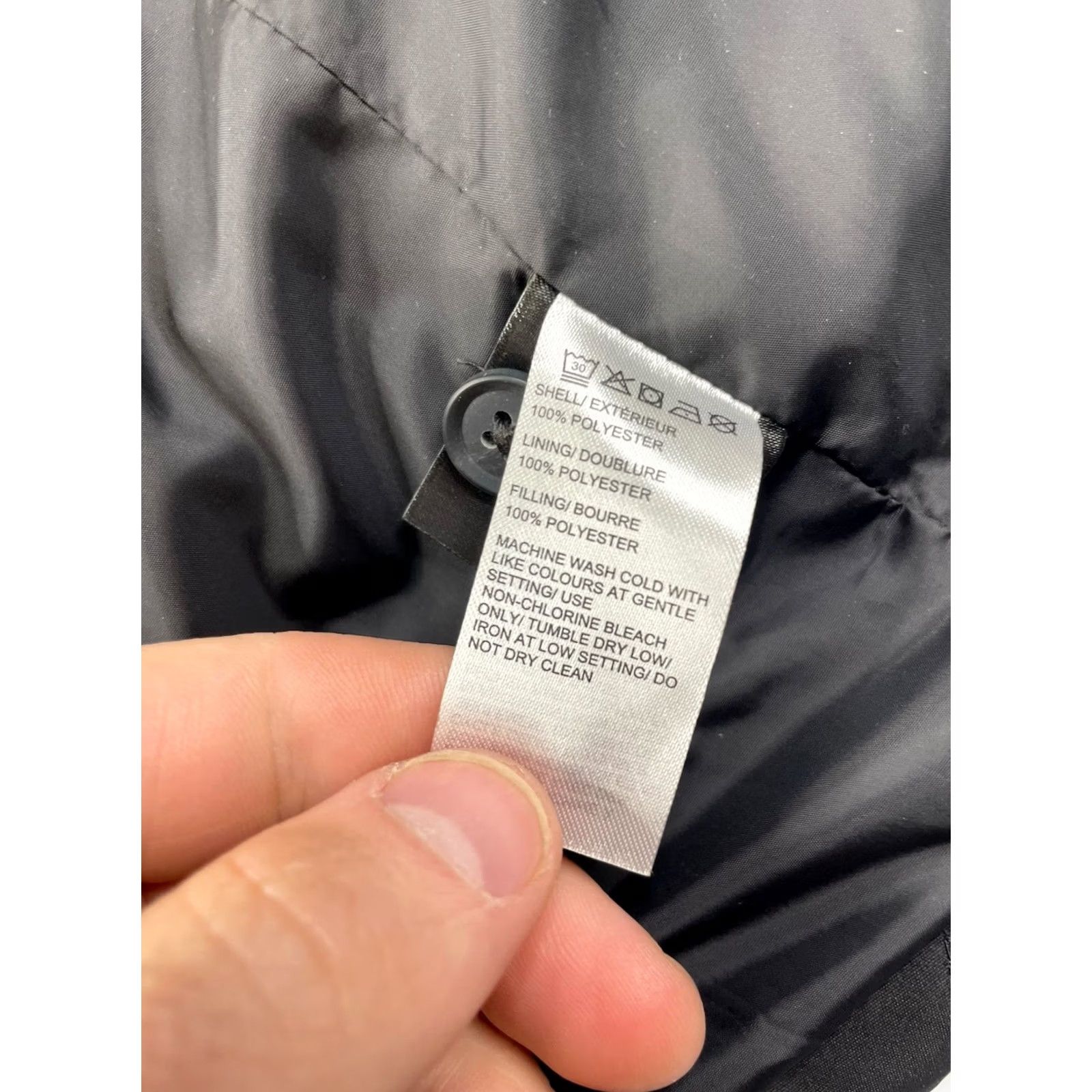 Saks Fifth Avenue Saks Fifth Avenue Men's Quilted Corduroy Jacket Coat, Black, Size 2XL, Polyester, Button, Mid-Length, Regular, Business Casual Formal Size US XXL / EU 58 / 5 - 6 Thumbnail