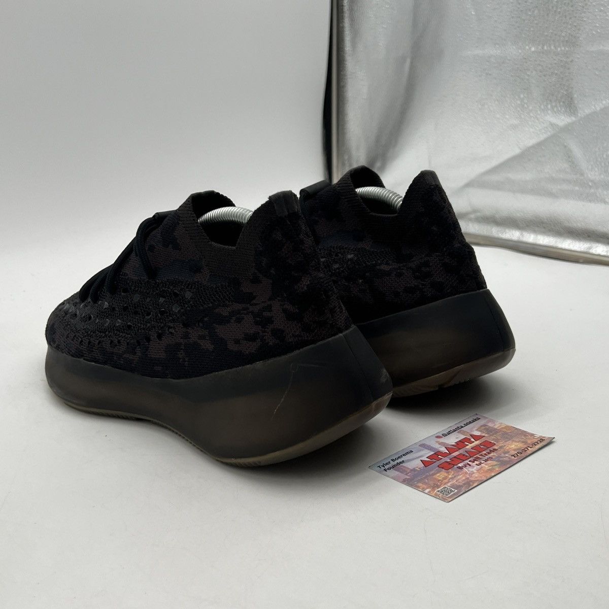 Adidas Yeezy boost 380 onyx non reflective Size US 8.5 / EU 41-42 - 4 Thumbnail