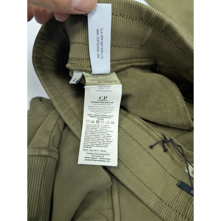 C.P. Company o1rshd1 Brushed Emerized Diagonal Sweatpants Cargo Pant Size US 34 / EU 50 - 18 Thumbnail