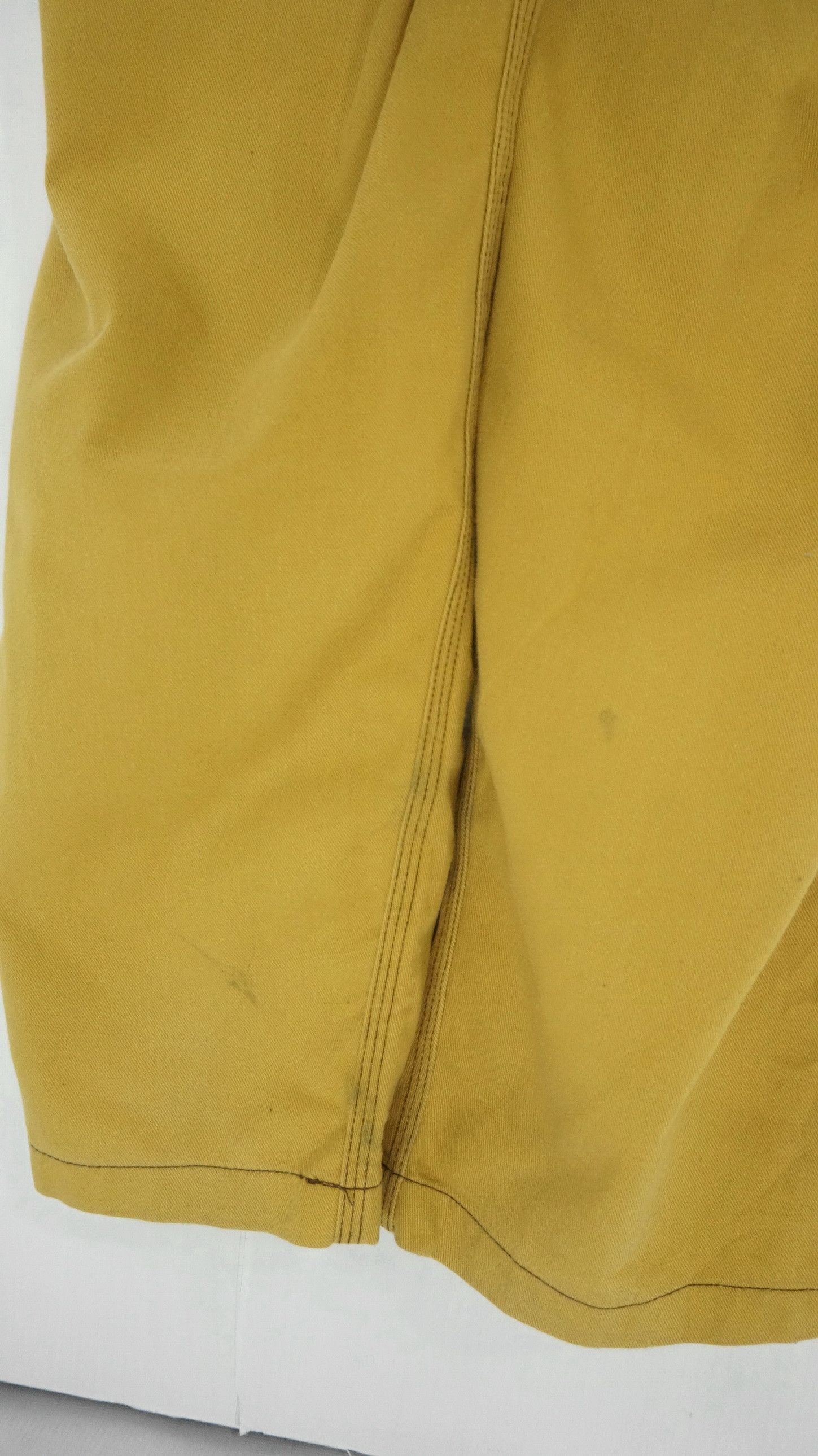 Japanese Brand Vintage TOYOTA Mustard Uniform coverall Size US 31 - 9 Thumbnail