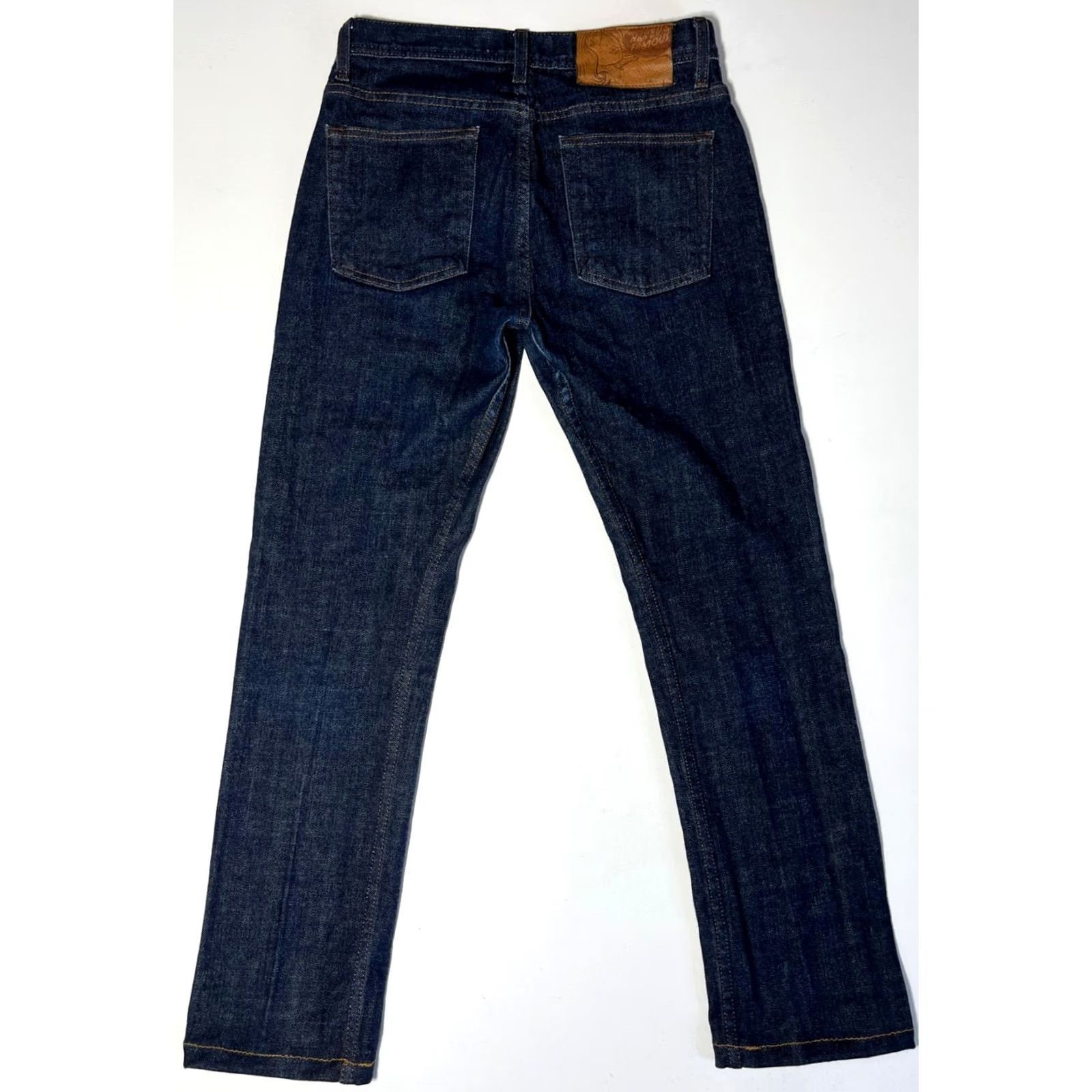 Vintage Naked & Famous Denim Weird Guy Stretch Selvedge Jeans Men’s 30x29 Blue Denim Straight 5-Pocket Authorized Vintage? No - proceed with title only Size US 30 / EU 46 - 4 Thumbnail