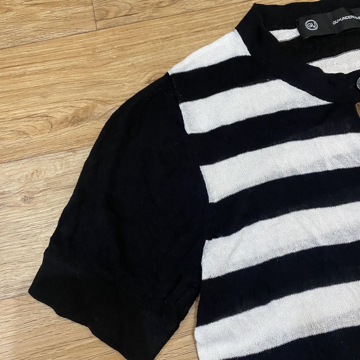 GU × Undercover Gu X Undercover Stripe Cardigan Button Up Size M / US 6-8 / IT 42-44 - 5 Thumbnail