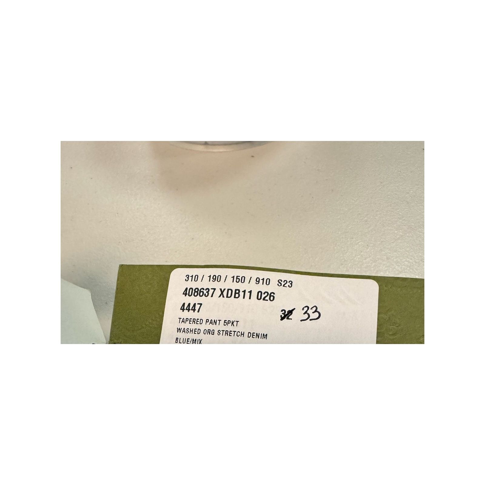 Gucci o1rshd1 Tapered Pant 5 Pocket Washed Stretch Denim Jean Size US 33 - 18 Thumbnail