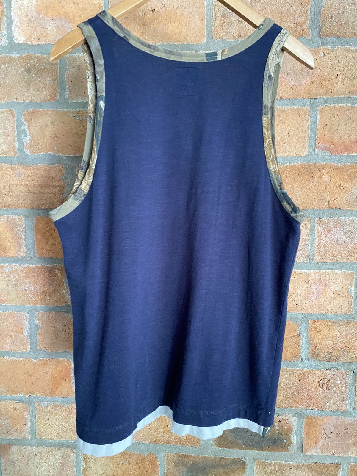 Japanese Brand Oniwa Soto Dark Blue Sleeveless Top Size US M / EU 48-50 / 2 - 5 Thumbnail
