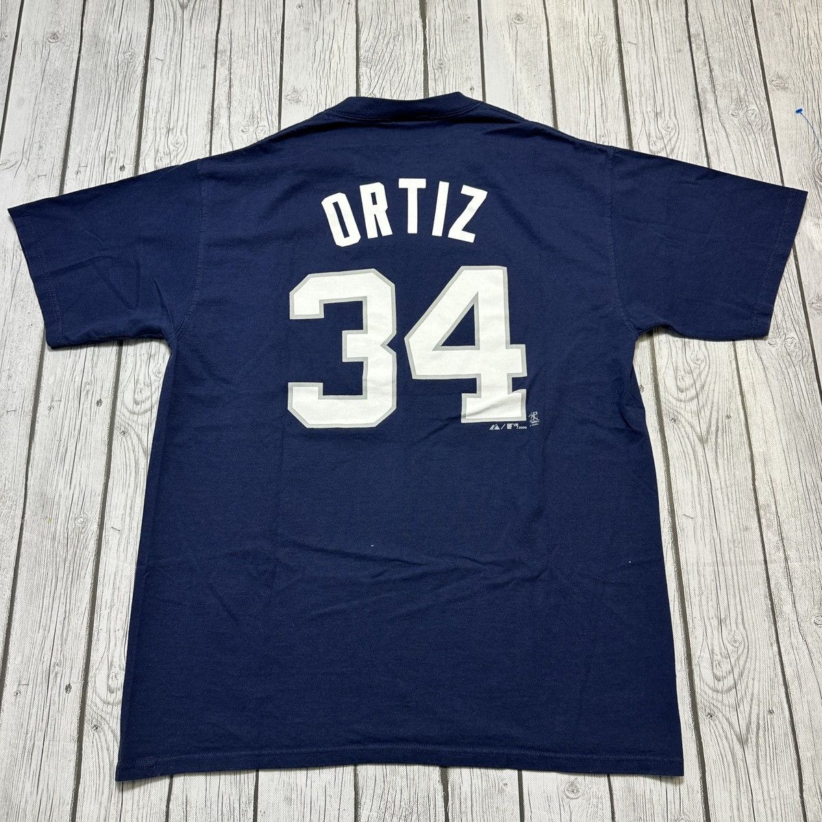 MLB × Majestic American League All Stars David Ortiz tee Size US L / EU 52-54 / 3 - 2 Thumbnail