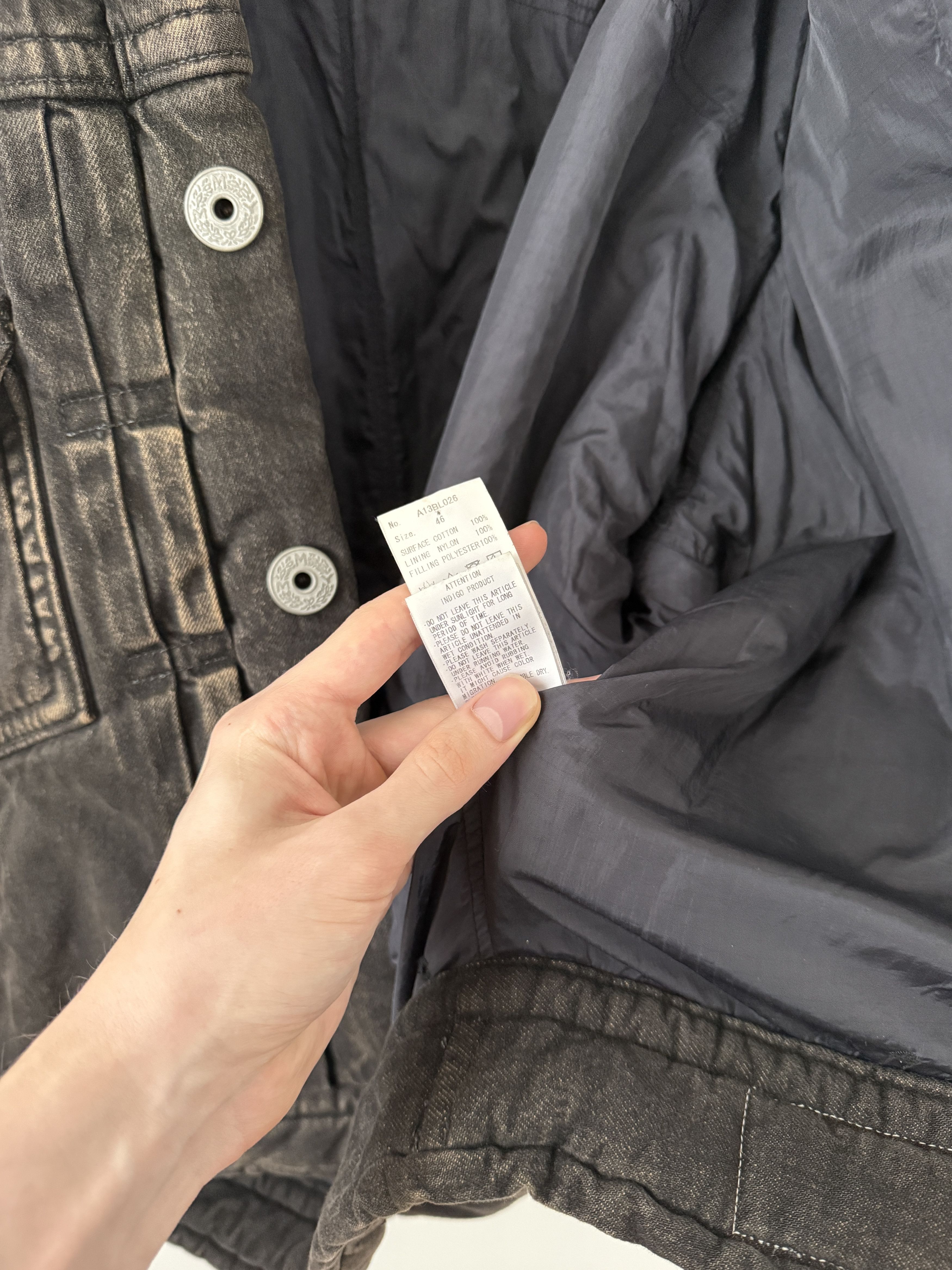 Maison MIHARA YASUHIRO Padded Denim Jacket Size US S / EU 44-46 / 1 - 21 Thumbnail