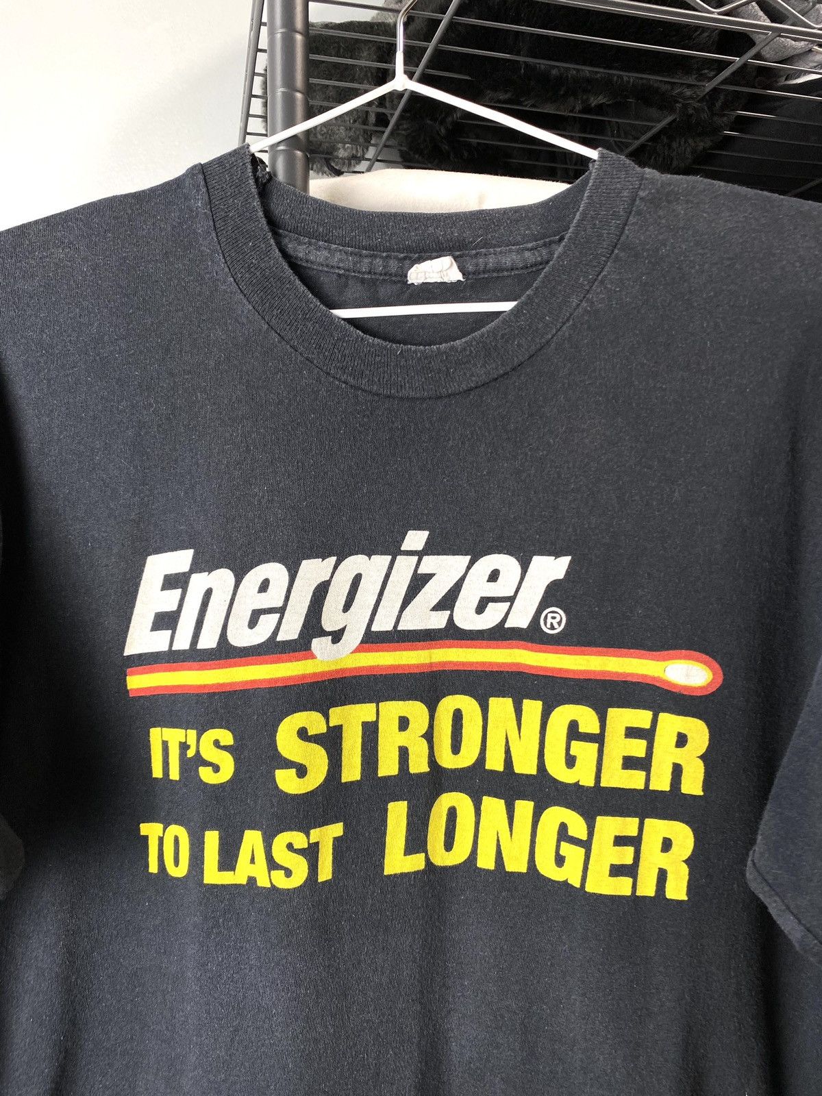 Vintage Rare! Vintage 1990’s Energizer Technics T Shirt Apple Nokia Size US L / EU 52-54 / 3 - 2 Thumbnail
