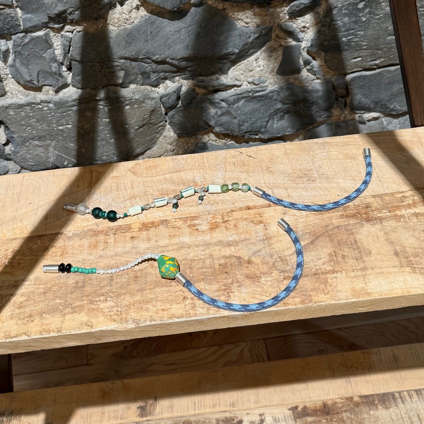 Wales Bonner Wales Bonner X SSENSE Gemstones Charms Necklace Set Size ONE SIZE - 3 Thumbnail