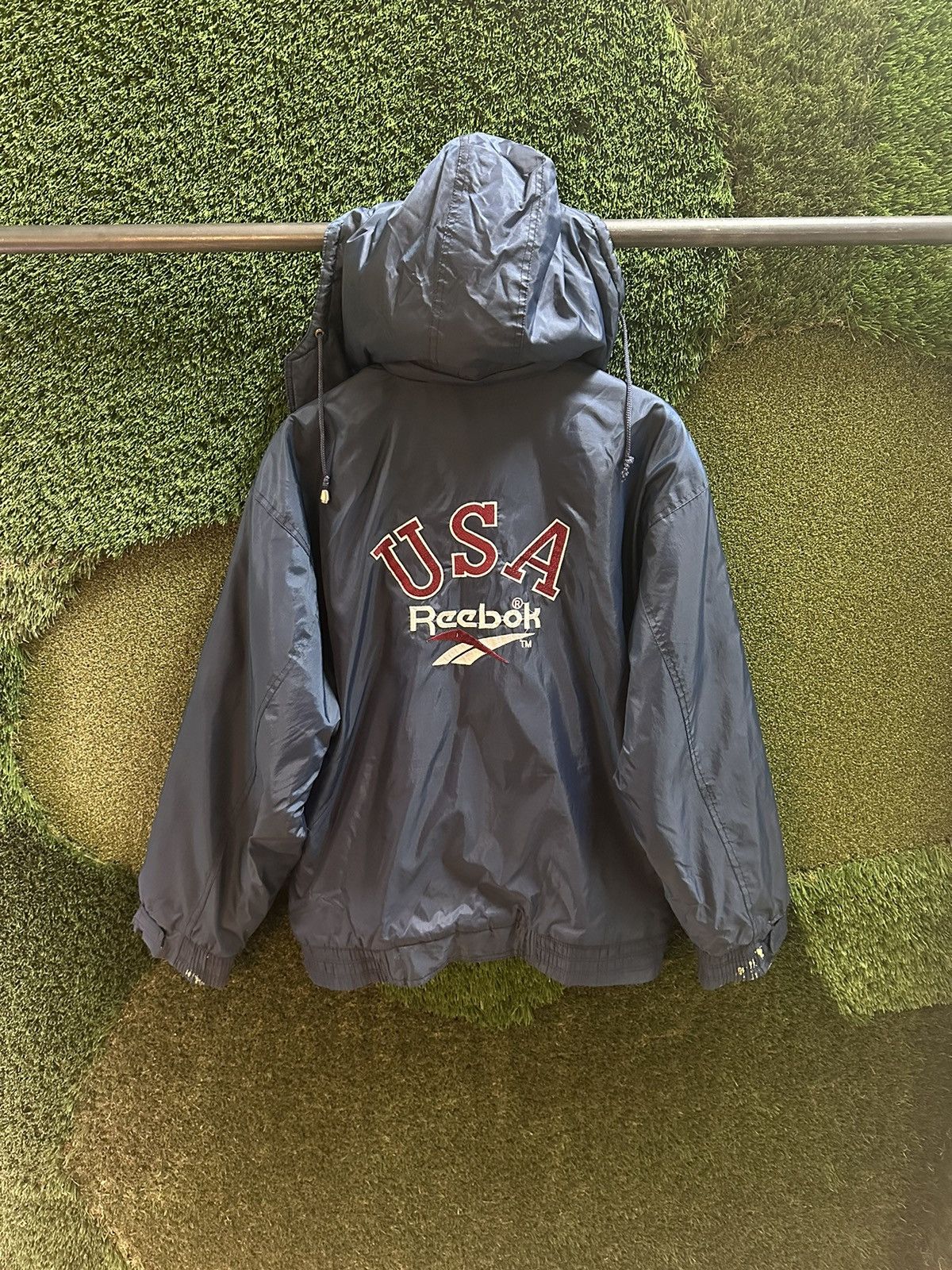 Reebok × Vintage Vintage Reebok USA Zip-up Jacket Large Size US L / EU 52-54 / 3 - 2 Thumbnail
