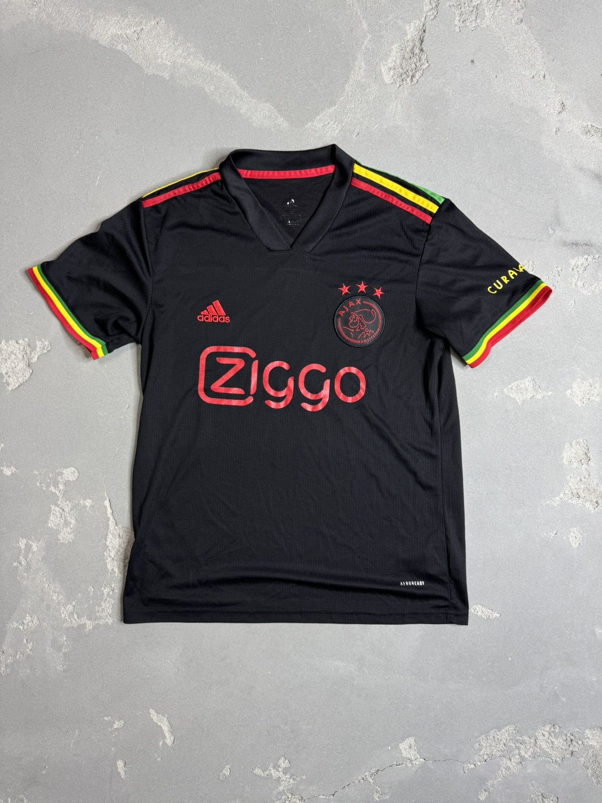 Adidas × Vintage Ajax Football Soccer Jersey Bob Marley 2021 Rare Size US M / EU 48-50 / 2 - 3 Thumbnail