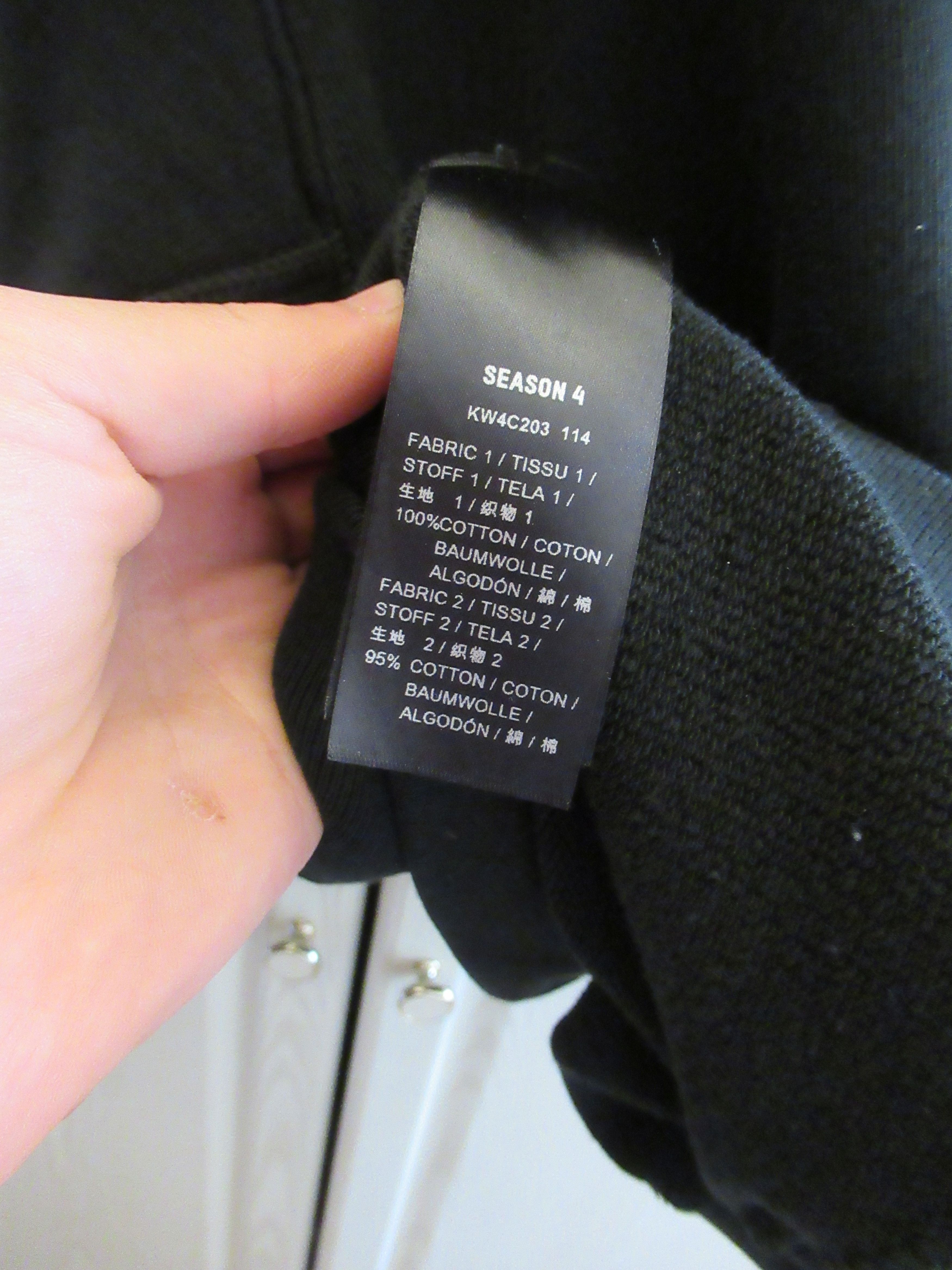Kanye West Yeezy Season 4 Calabasas Black Sweatshirt Sz M Kanye West Size US M / EU 48-50 / 2 - 8 Thumbnail