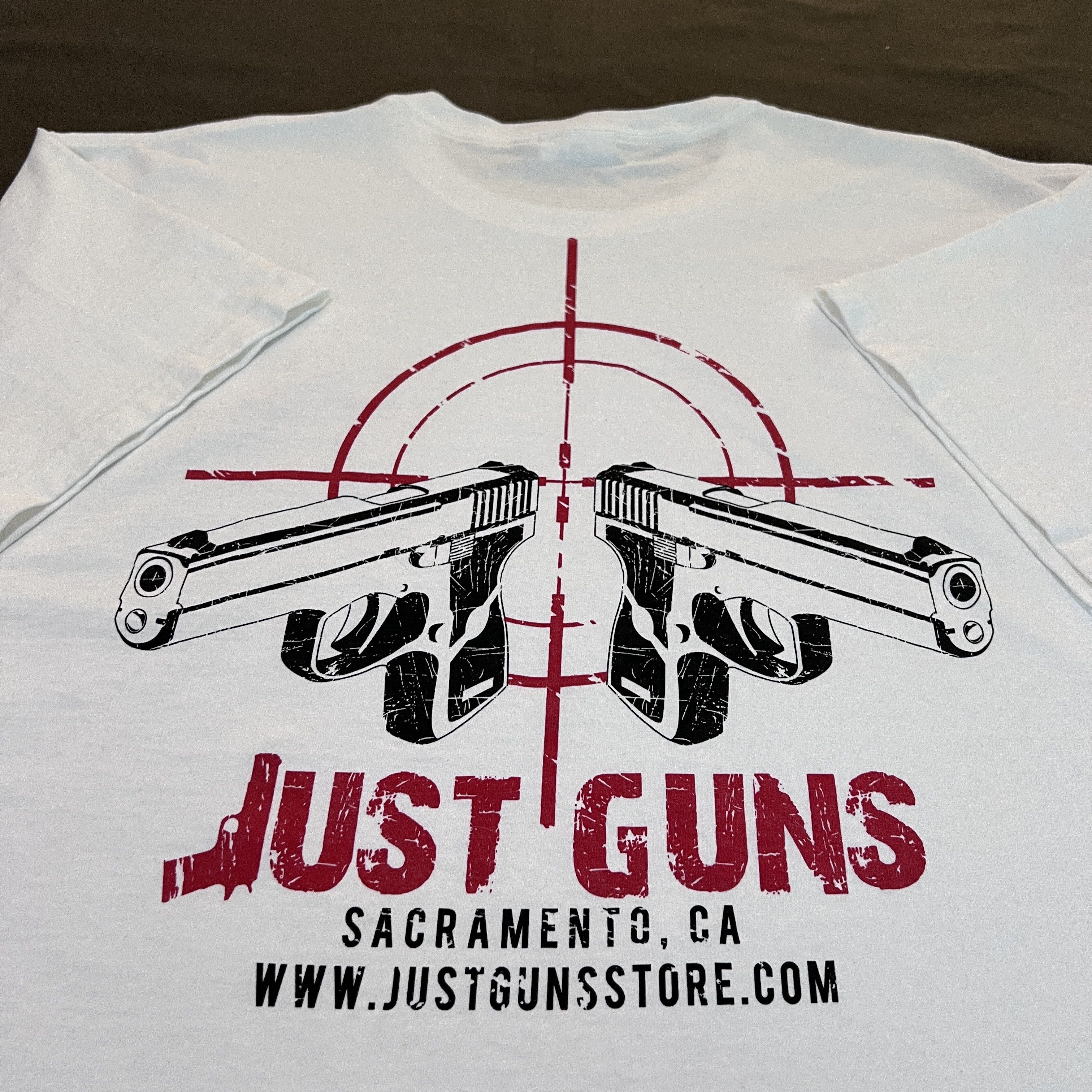 Vintage Vintage Y2K Just Guns Promo Tee XL 911 Size US XL / EU 56 / 4 - 1 Thumbnail