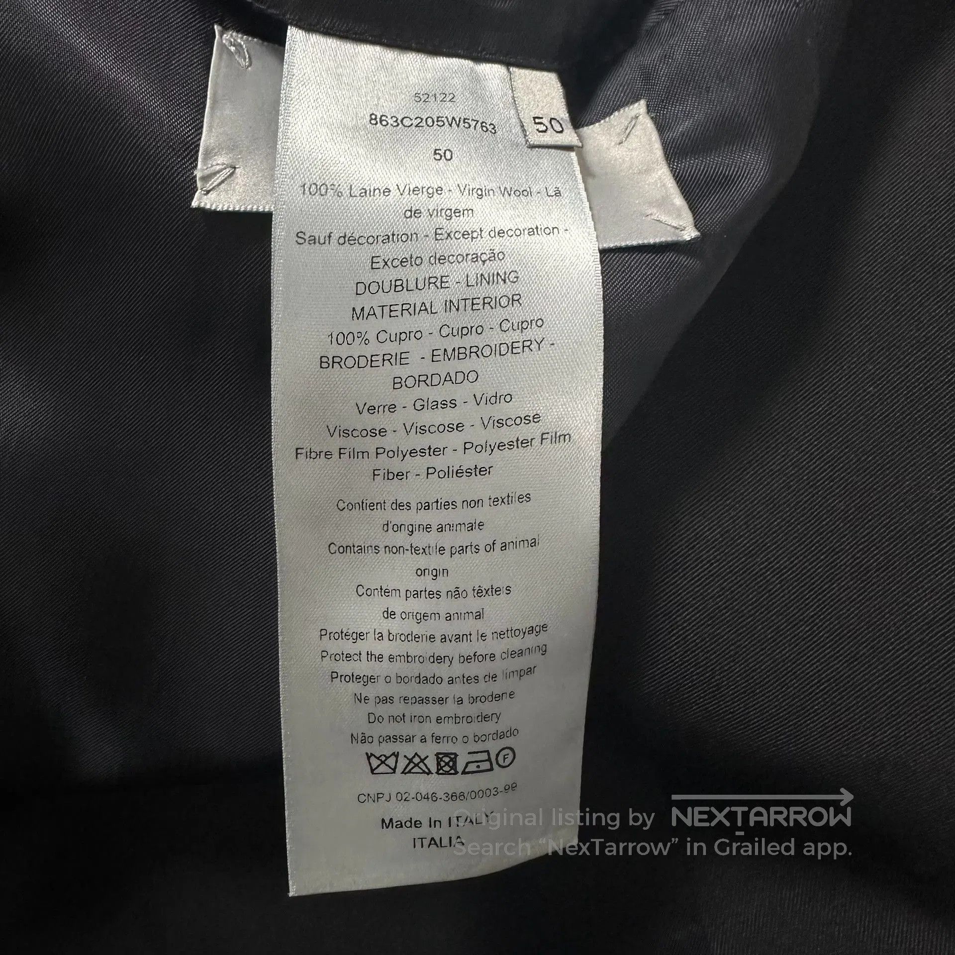 Dior Dior Homme 18ss Sequin Embroidered Jacket. Size US M / EU 48-50 / 2 - 6 Thumbnail