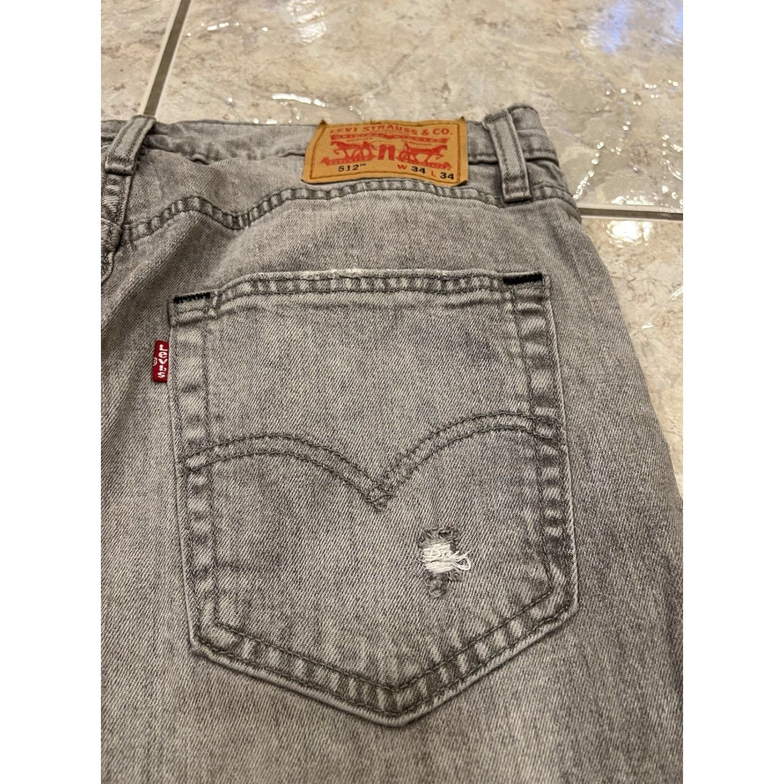 Levi's VINTAGE Levi's 512 Slim Tapered Jeans Shirt? Size US 34 / EU 50 - 4 Thumbnail
