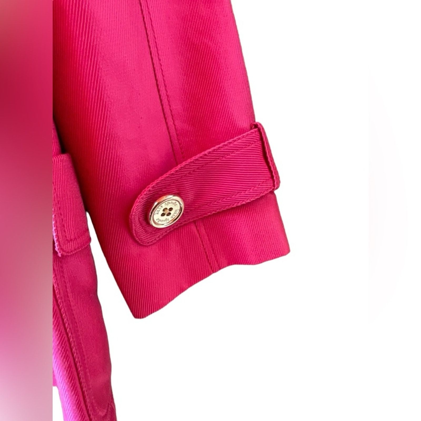 Kate Spade Kate Spade pink fall trench coat / jacket Sz: S Size S / US 4 / IT 40 - 7 Thumbnail