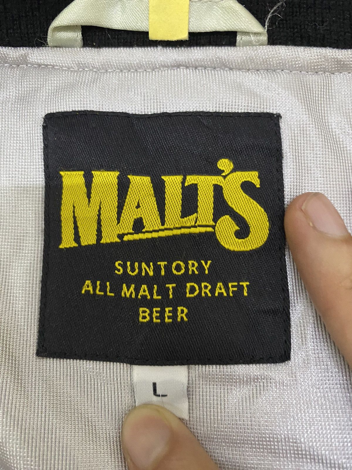 MLB × Vintage Vintage MLB Malts Suntory varsity jacket Size US L / EU 52-54 / 3 - 9 Thumbnail