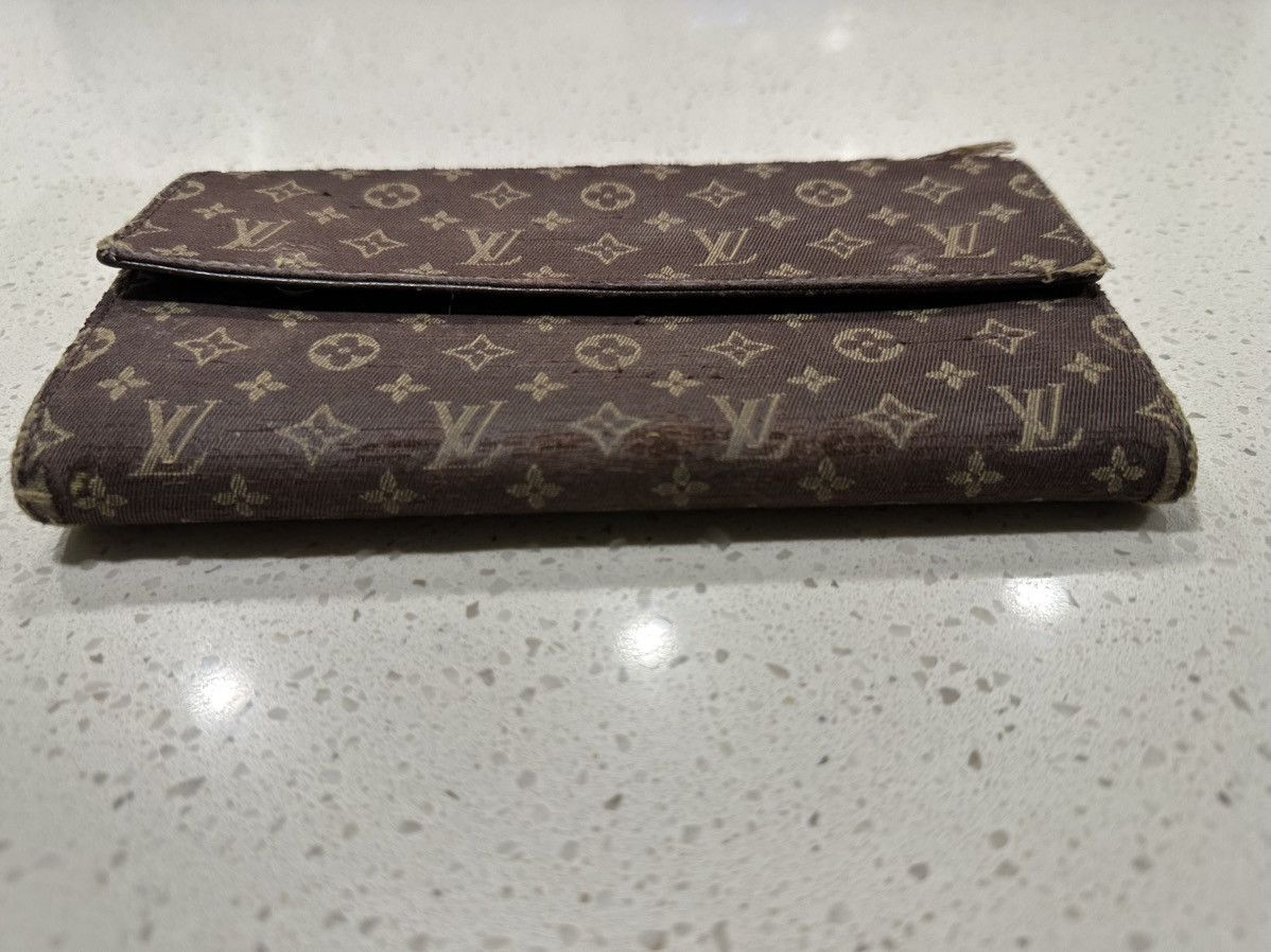 Louis Vuitton LOUISVUITTON SARAH MINILIN MONOGRAM CANVASBIFOLD LONG WALLET Size ONE SIZE - 11 Thumbnail