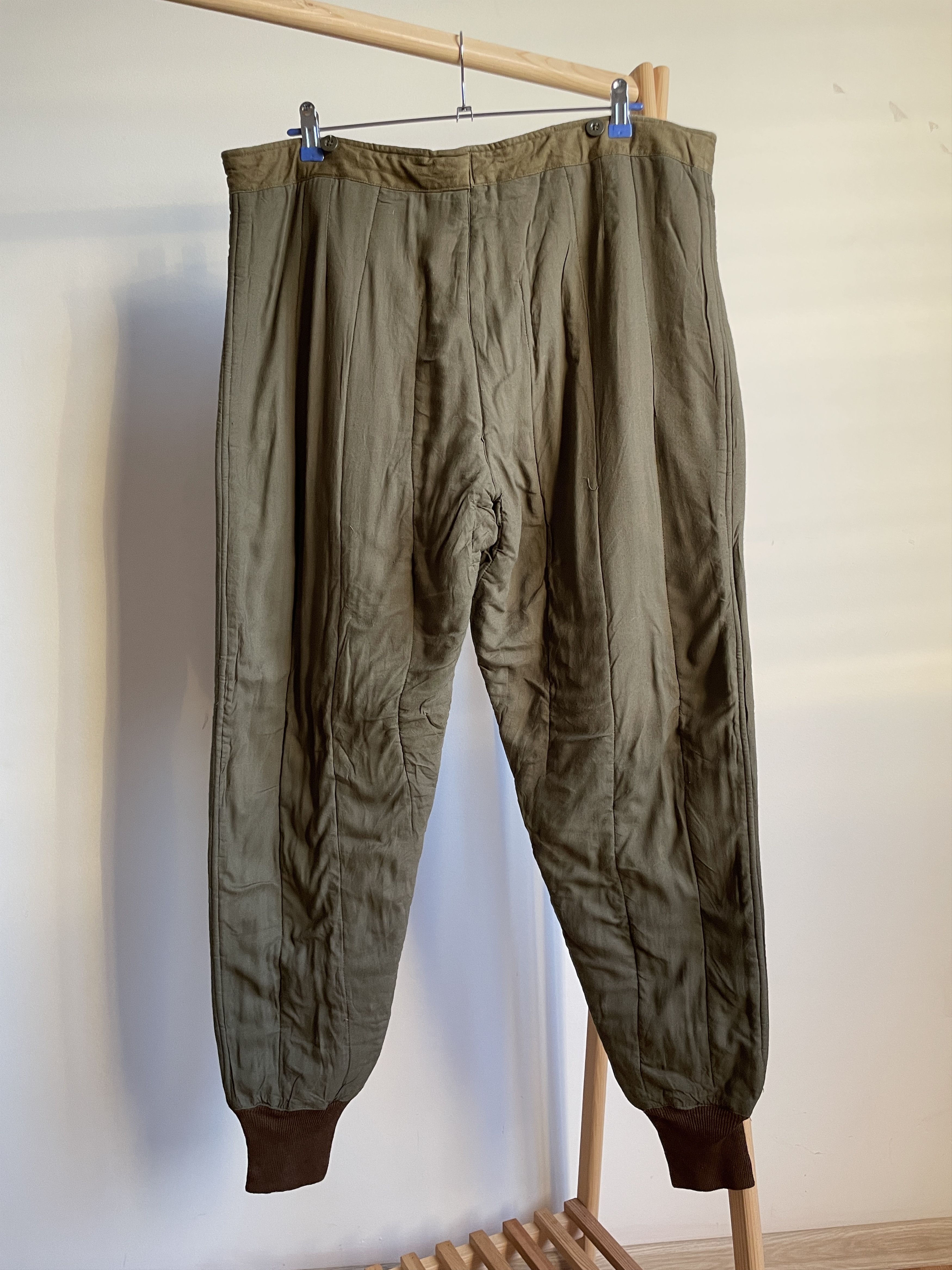 Vintage Czech Army 1963 M60 Vintage Cold Weather Liner Trousers Size US 38 / EU 54 - 2 Thumbnail
