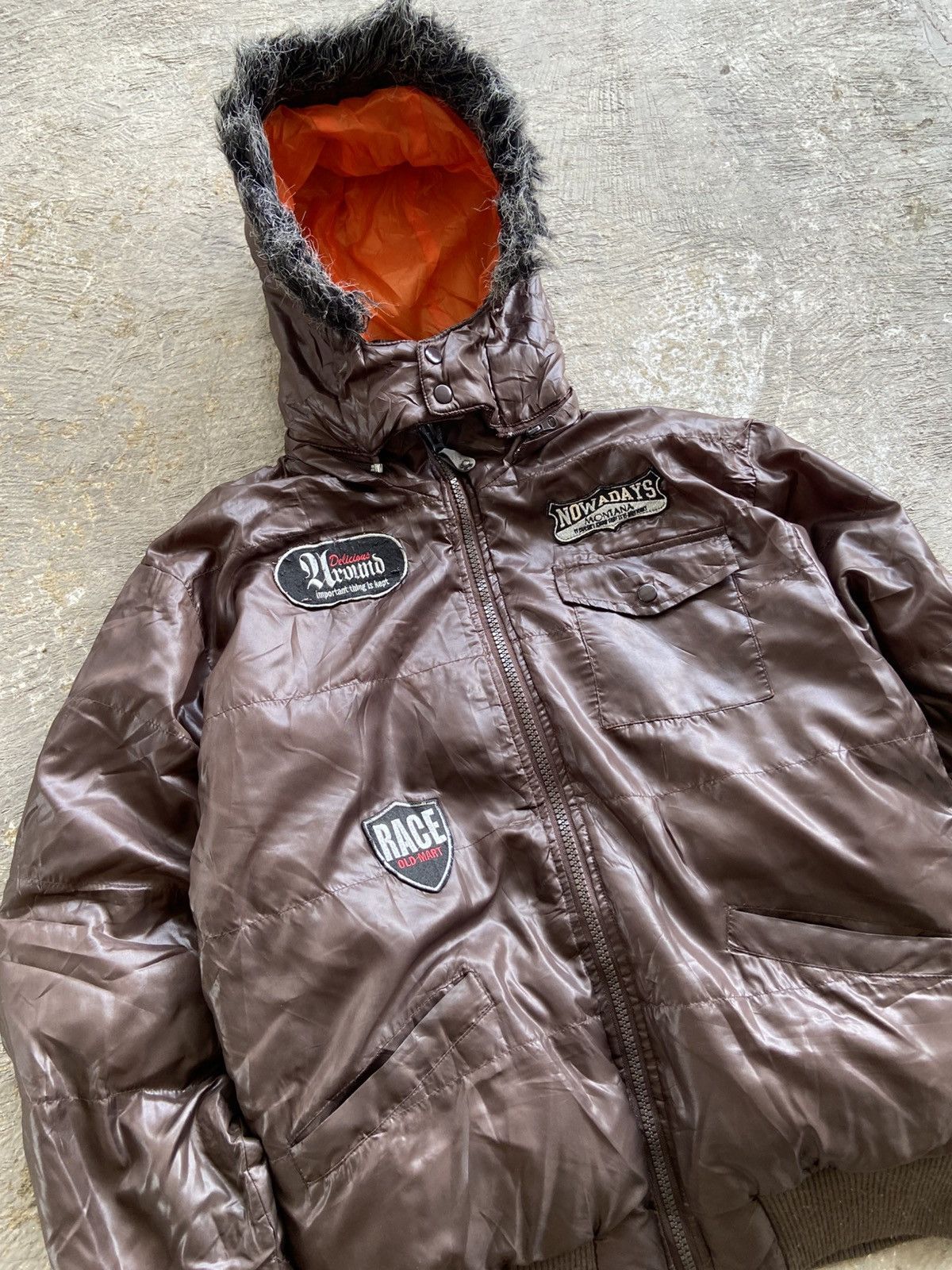 Hysteric Glamour 2000s Over Head - Vkei Style Down Bomber Fur Jacket Size US XL / EU 56 / 4 - 2 Thumbnail