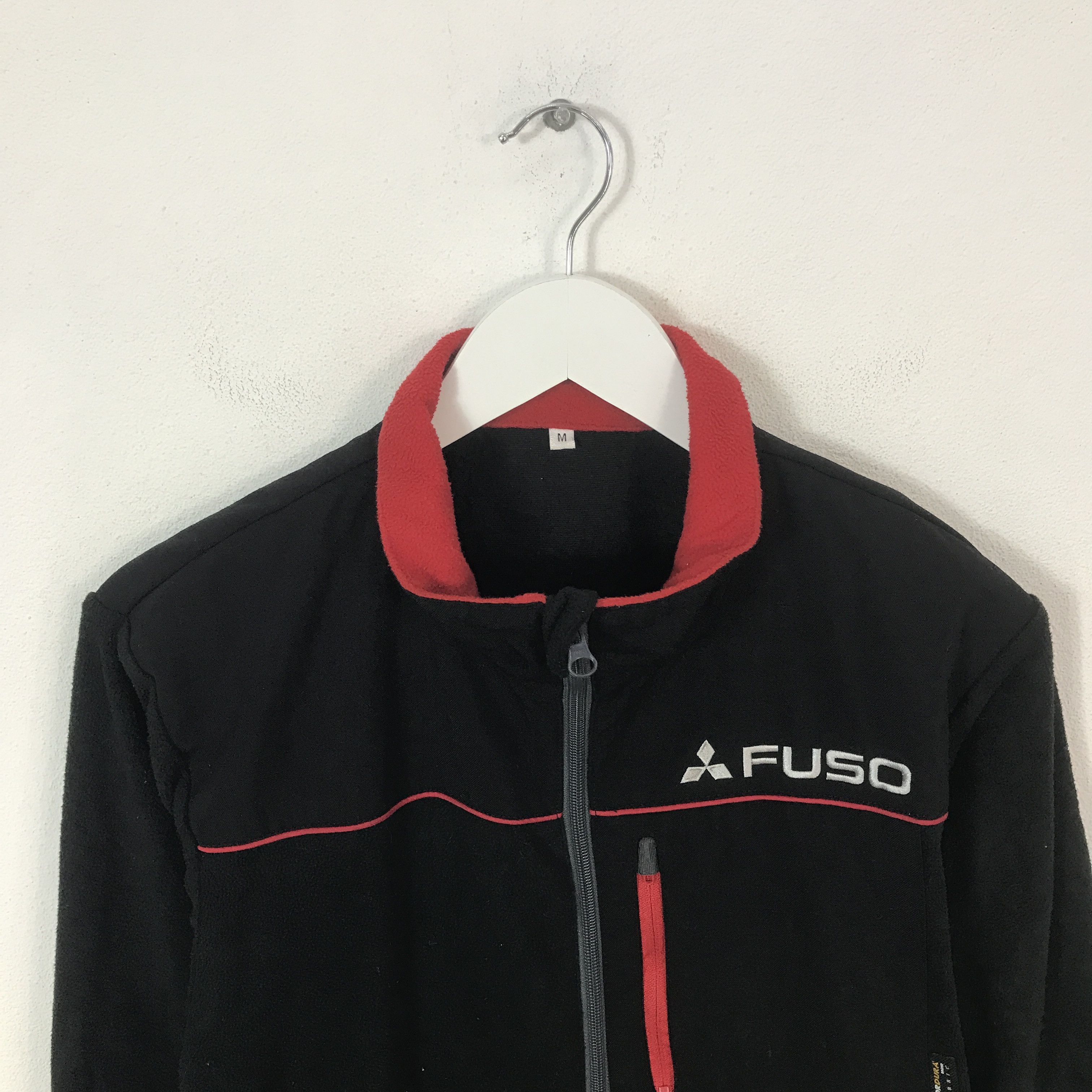 Japanese Brand Fuso Mitsubishi track racing fleece jacket K50B24 Size US M / EU 48-50 / 2 - 3 Thumbnail