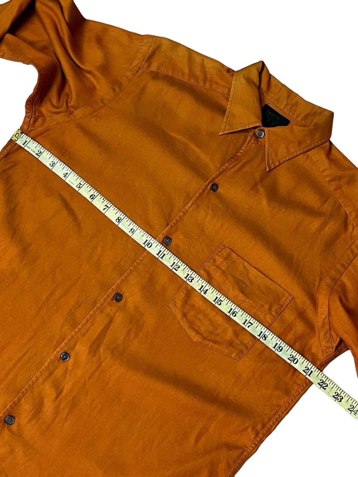 Yohji Yamamoto ICONIC🔥YOHJI YAMAMOTO AAR DURBAN TWO TONE BUTTON UPS SHIRT Size US M / EU 48-50 / 2 - 9 Thumbnail