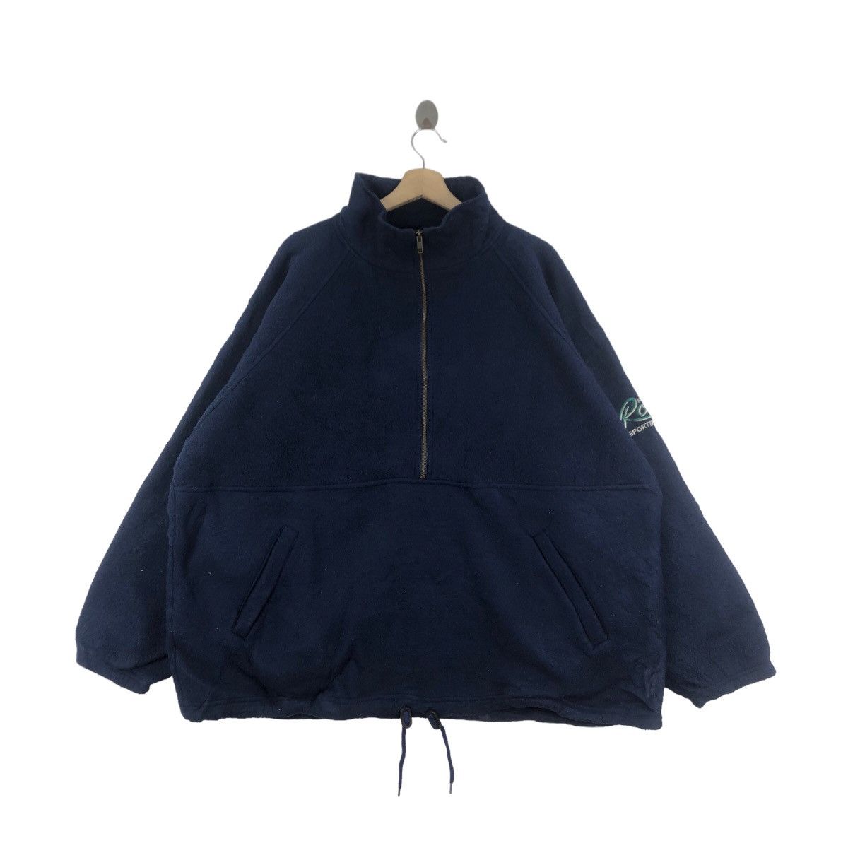 Vtg ROOTS SPORTING GOODS Polar Fleece Jacket Winter