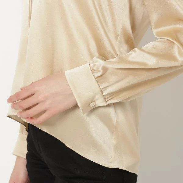 Celine o1y0725 Blouse in Sand Size S / US 4 / IT 40 - 5 Thumbnail