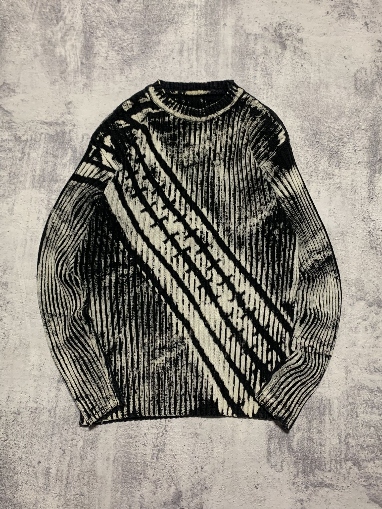 Other Rare Avant Garde acid wash Sweater Size M Y2K Size US S / EU 44-46 / 1 - 1 Thumbnail