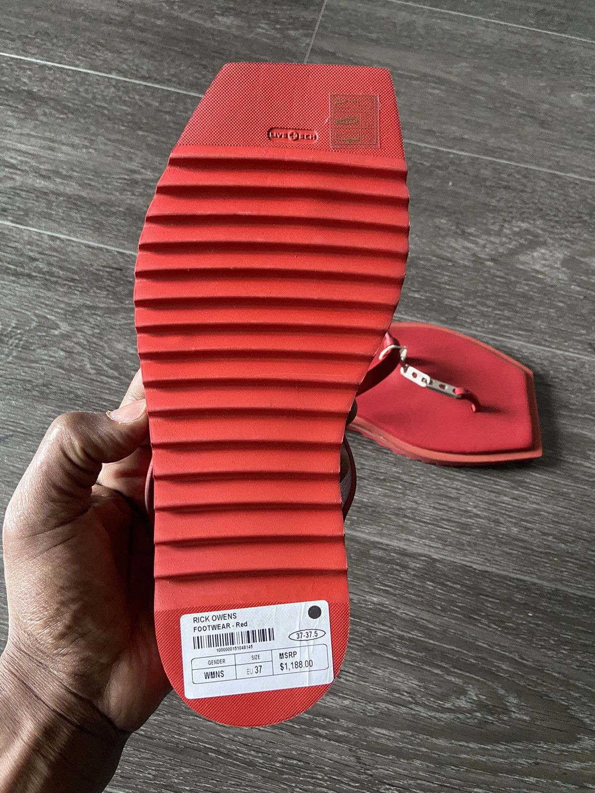 Rick Owens × Rick Owens Drkshdw Rick Owens sandals Size US 7 / IT 37 - 5 Thumbnail