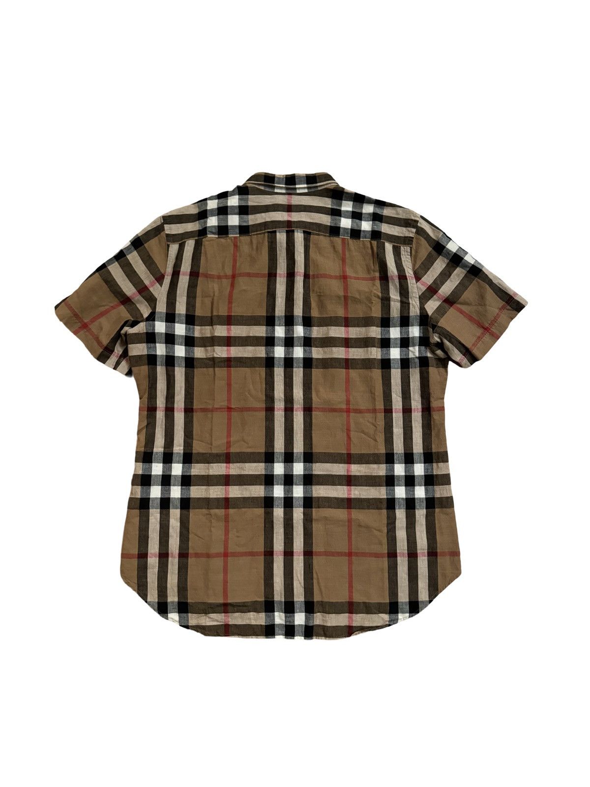 Burberry 🔥Burberry Brit Nova Check Linen Shirt/Nova Check Polo Shirt Size US M / EU 48-50 / 2 - 6 Thumbnail
