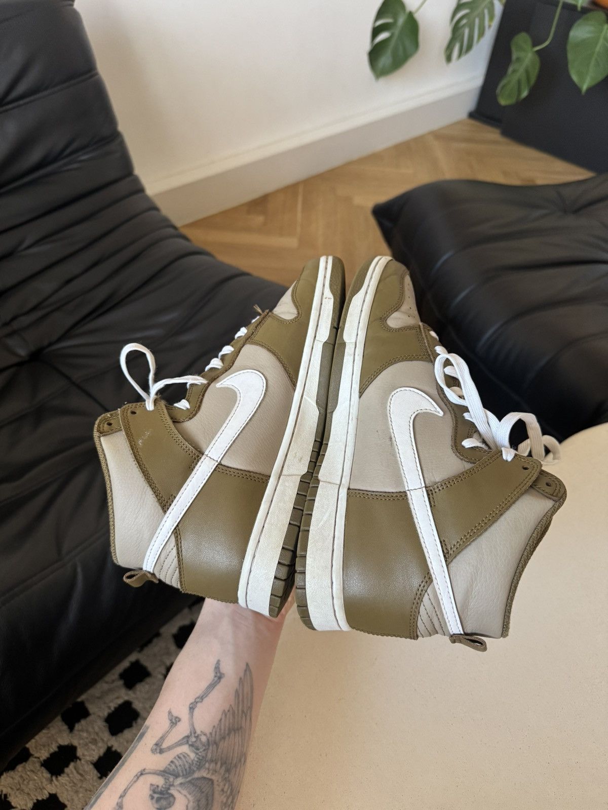 Nike Nike Dunk High Light Chocolate Mocha Sneakers Streetwear Size US 9 / EU 42 - 4 Thumbnail
