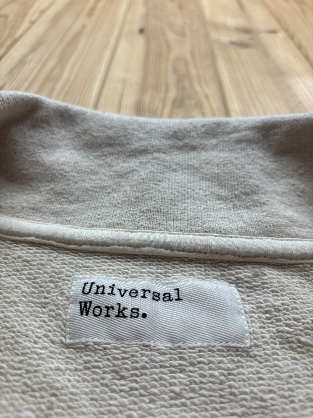 Universal Works Vintage cotton jumper Universal Works Short Sleeve Quarter Size US XXL / EU 58 / 5 - 3 Thumbnail