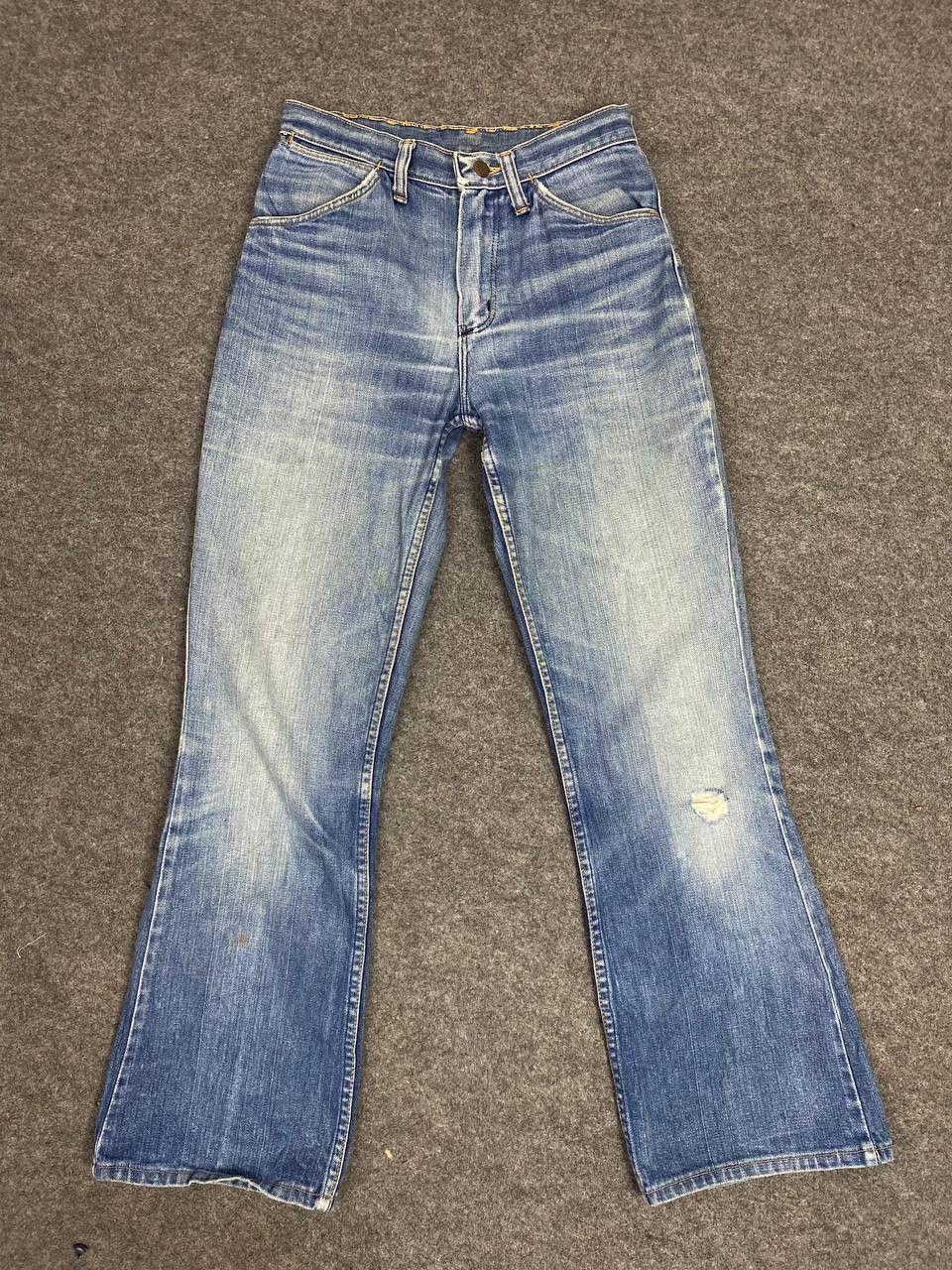 Wrangler Vintage wrangler bootcut flare distressed denim Size US 28 / EU 44 - 7 Thumbnail