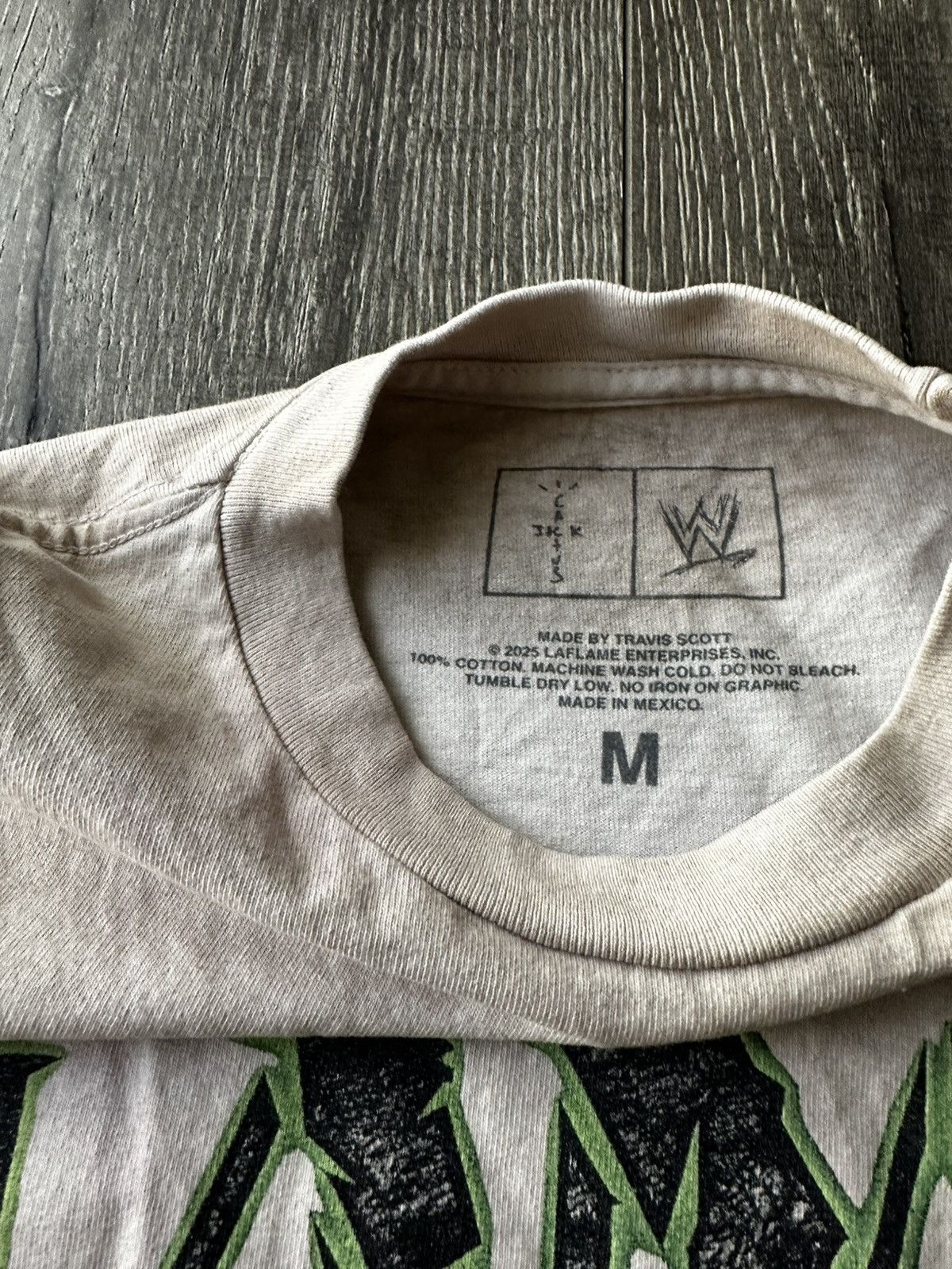 Travis Scott × WWE Cactus Jack x WWE Triple H wrestlemania Shirt Medium Size US M / EU 48-50 / 2 - 3 Thumbnail