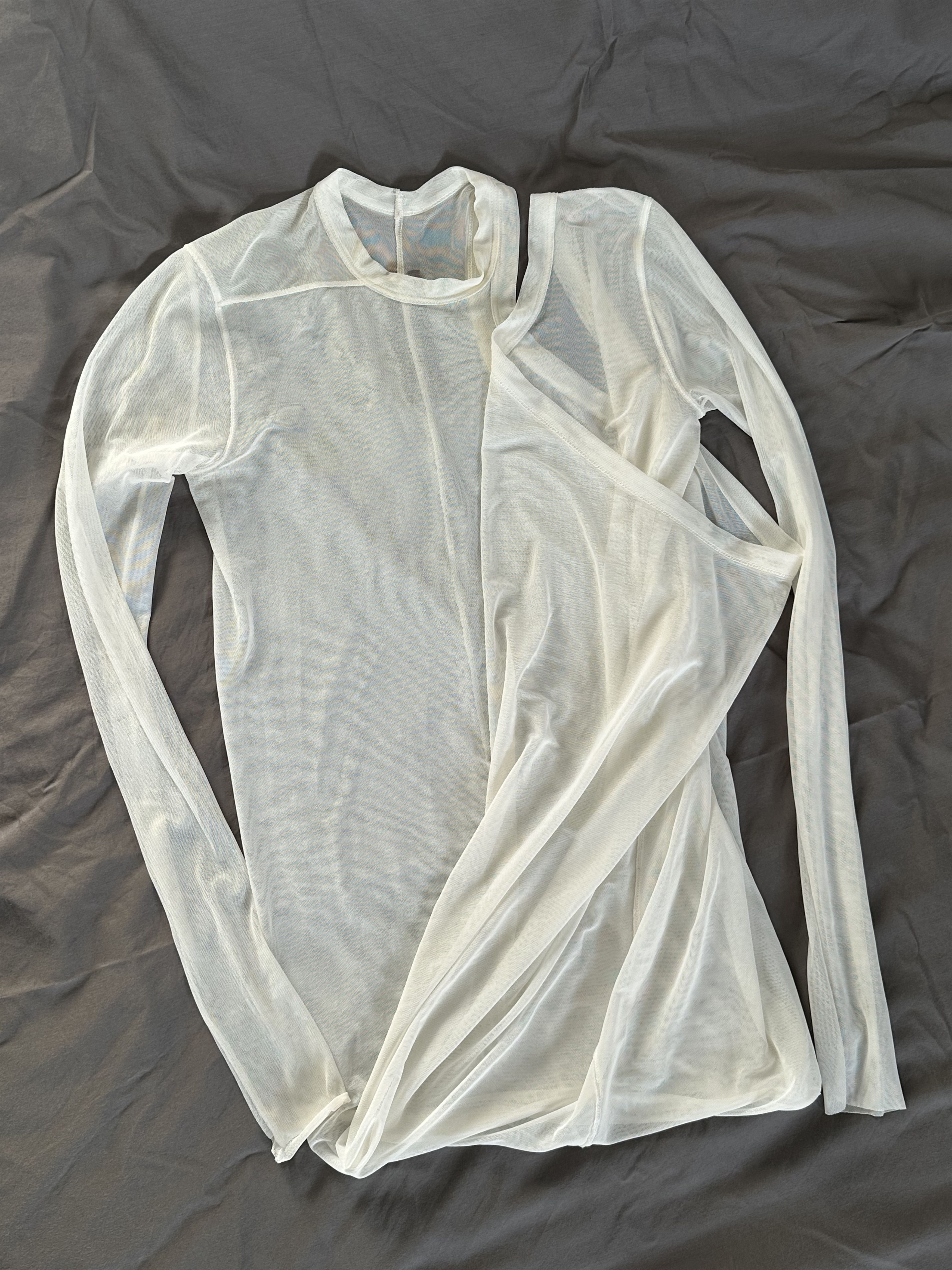 Rick Owens Rick Owens fw21 White Mesh Banana Top Size US S / EU 44-46 / 1 - 2 Thumbnail