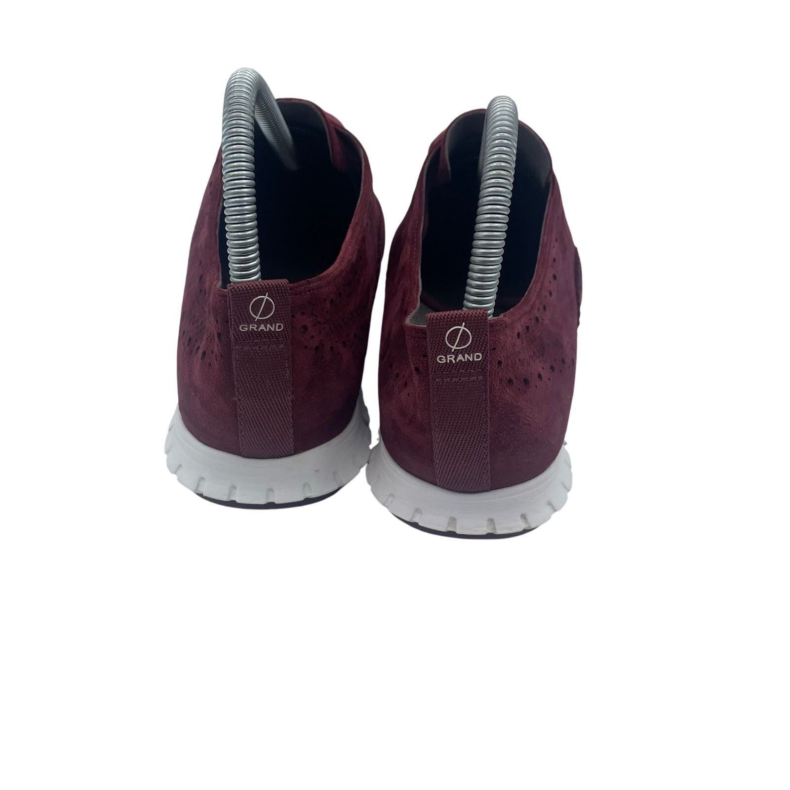 Cole Haan Cole Haan ZeroGrand Wingtip Oxford Shoes Suede Red Women 7.5 Size US 7.5 / IT 37.5 - 4 Thumbnail