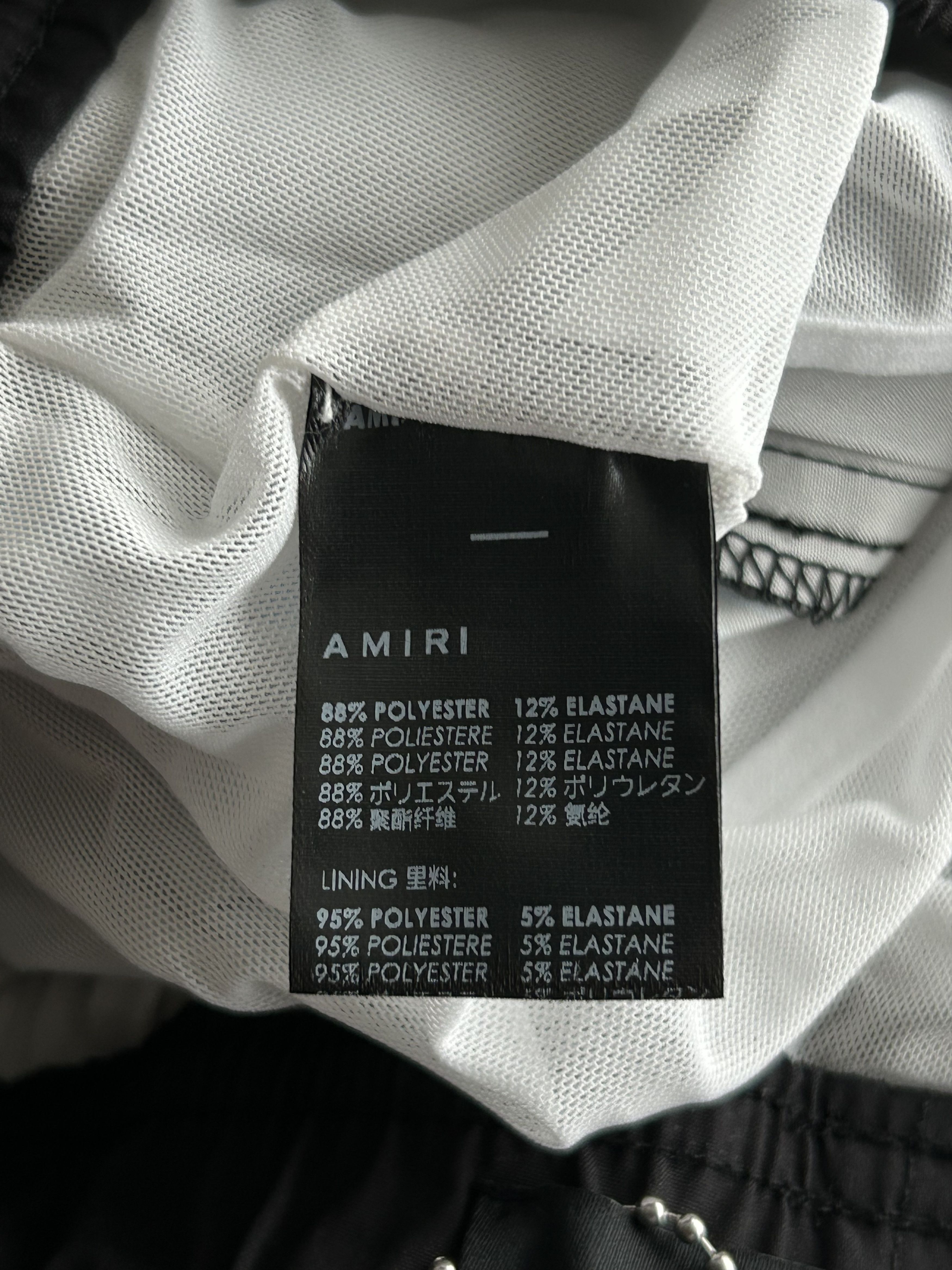 Amiri Amiri Black & Multicolor Fortune Logo Swimshorts Size US 30 / EU 46 - 4 Thumbnail