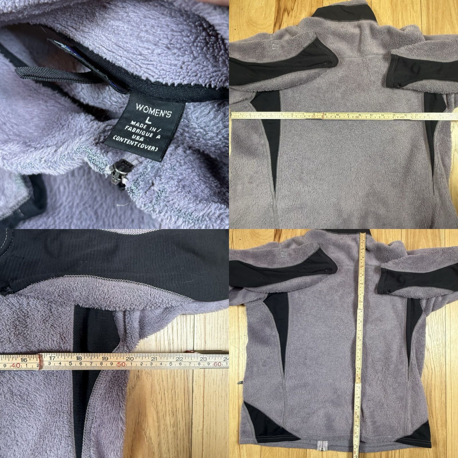Patagonia Patagonia Women's Jacket Purple Fleece R2 Full Zip L Size L / US 10 / IT 46 - 8 Thumbnail